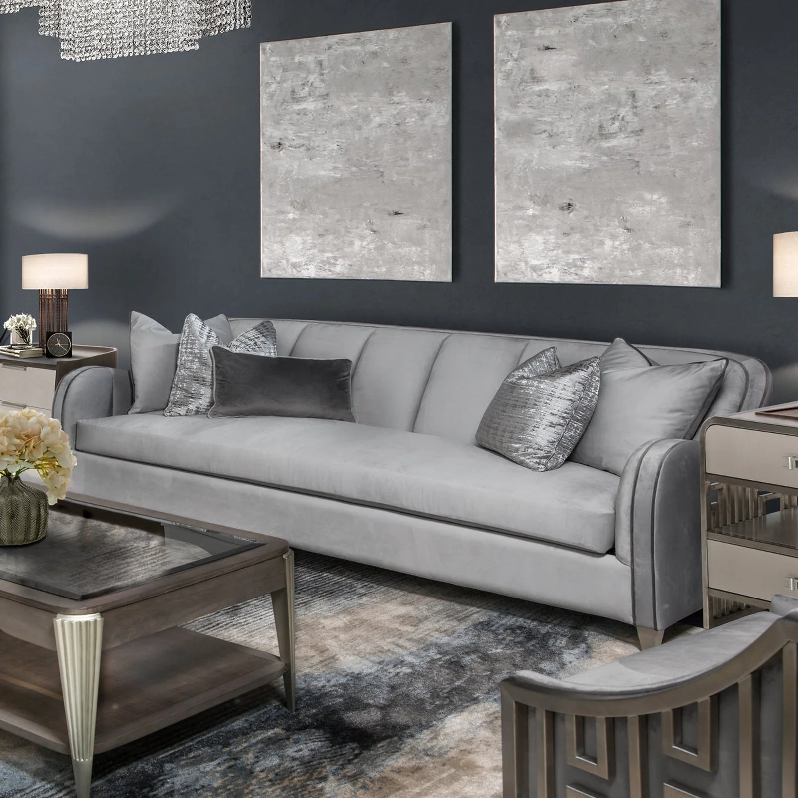 Michael Amini Roxbury Park Sofa - Image 2