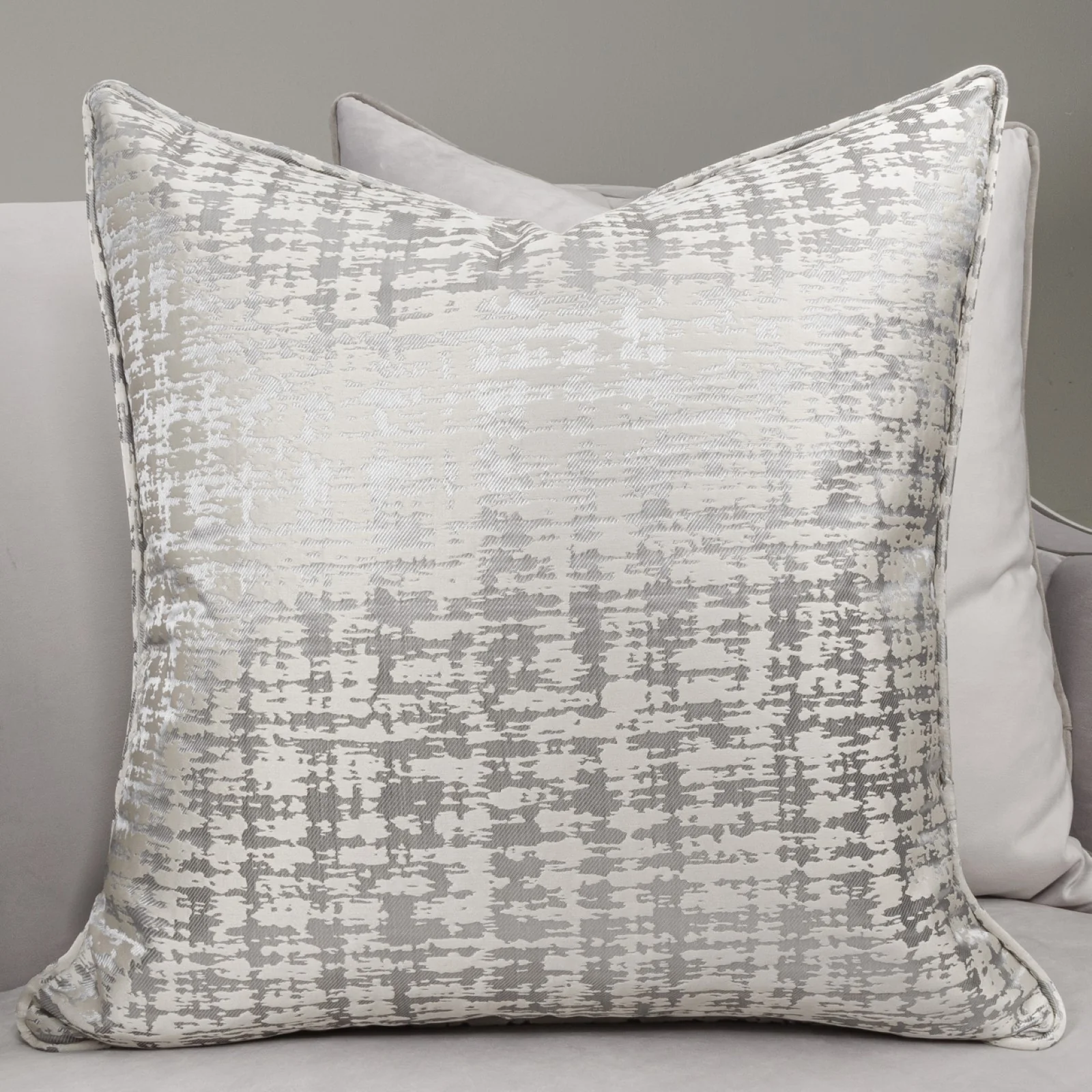 Michael Amini Roxbury Park Velvet Loveseat - Steel/Slate - Image 12