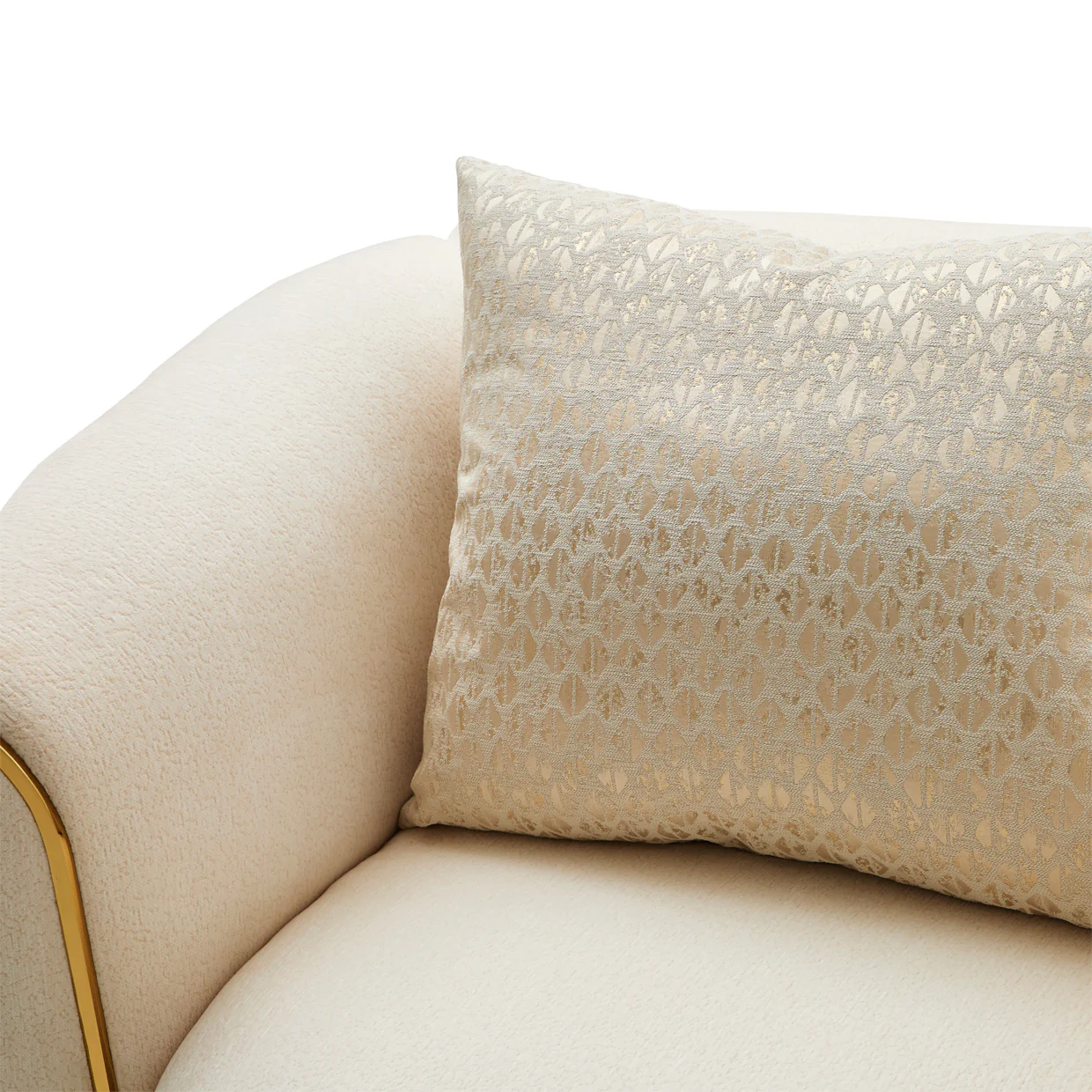 Michael Amini Sassani Chair Crepe Gold - Image 13