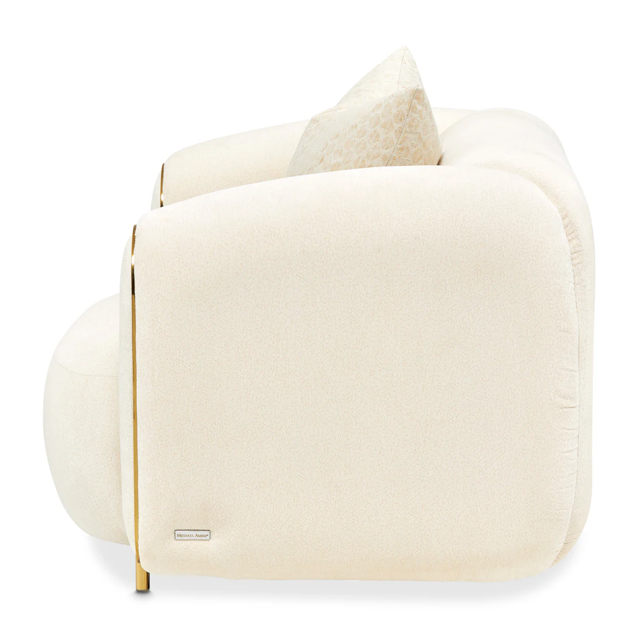 Michael Amini Sassani Chair Crepe Gold - Image 4