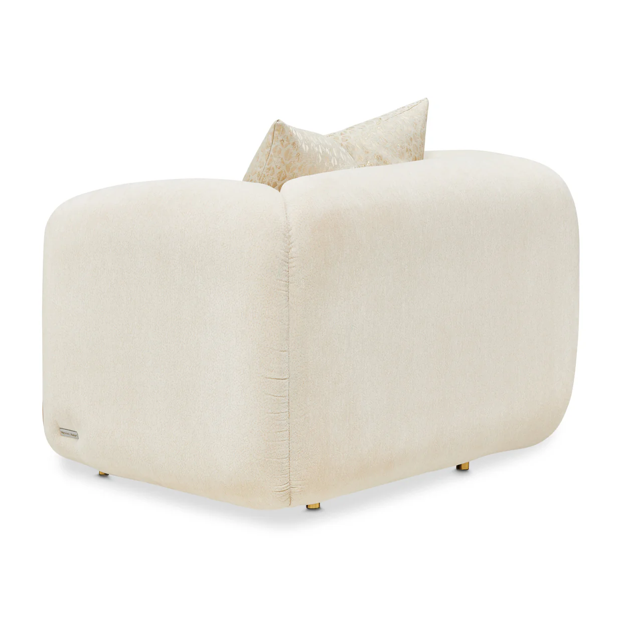 Michael Amini Sassani Chair Crepe Gold - Image 5