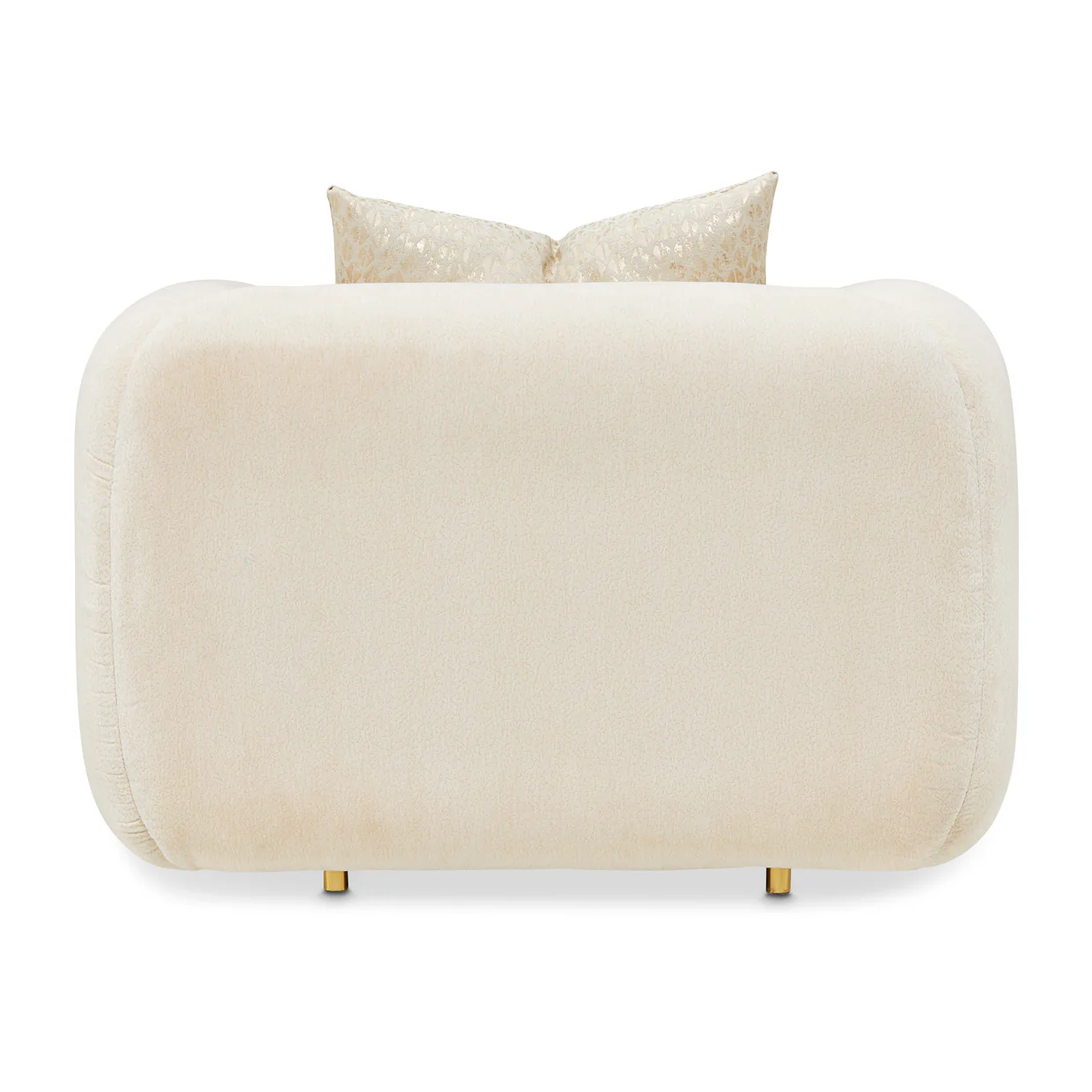 Michael Amini Sassani Chair Crepe Gold - Image 6