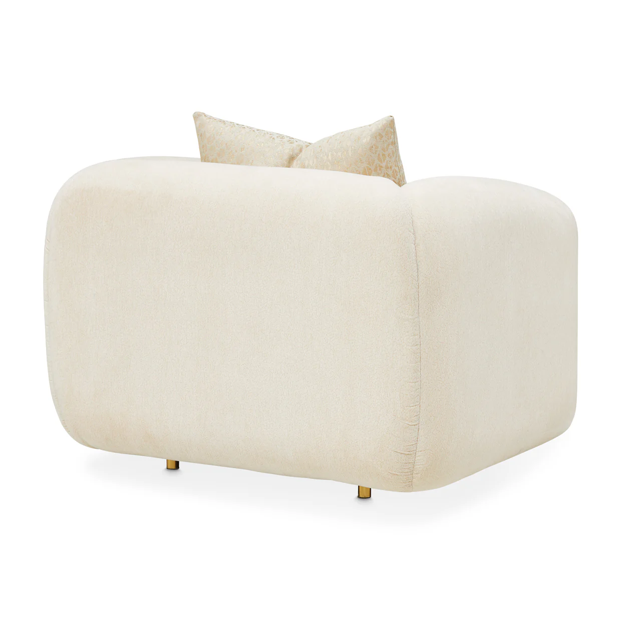 Michael Amini Sassani Chair Crepe Gold - Image 7
