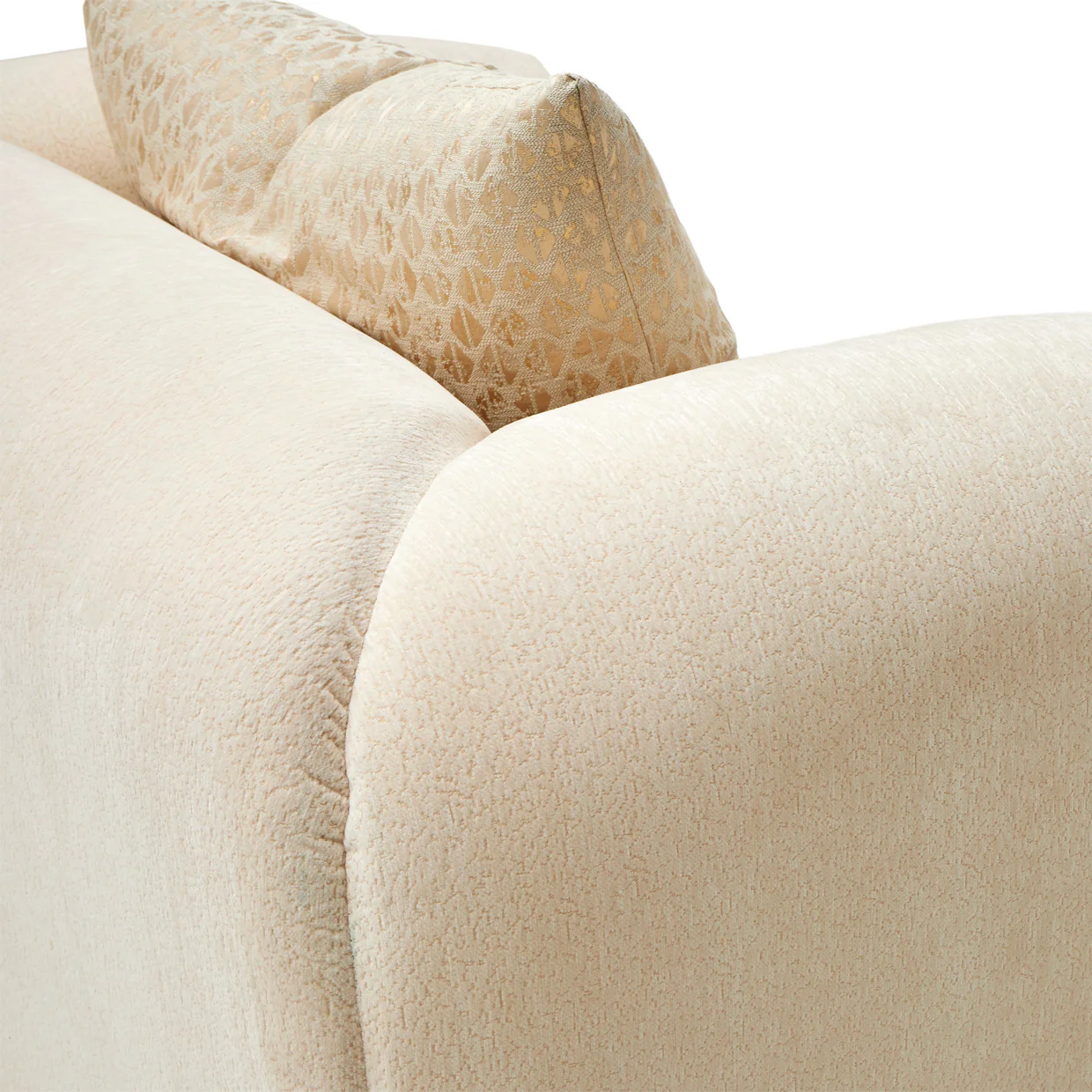 Michael Amini Sassani Chair Crepe Gold - Image 9
