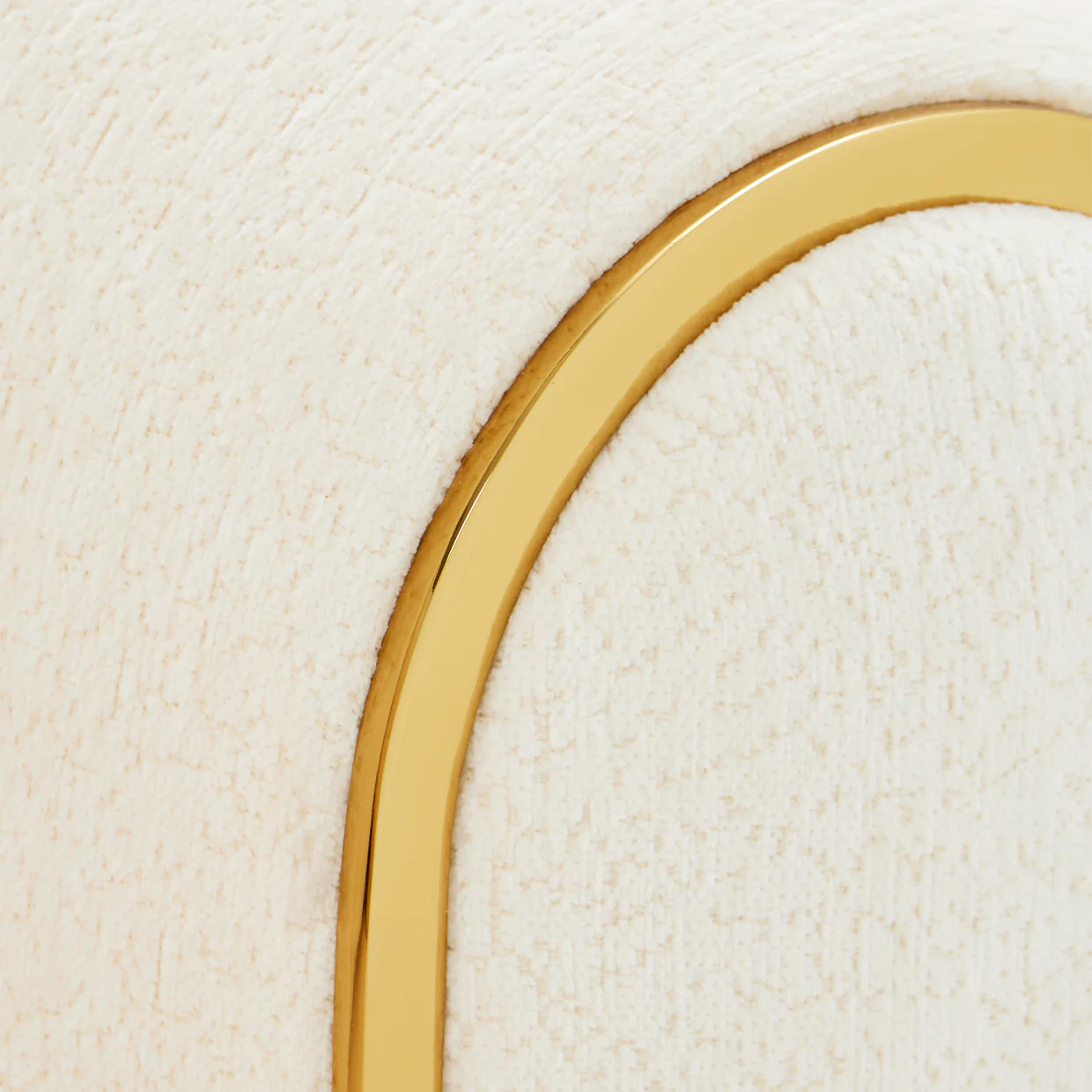 Michael Amini Sassani Loveseat Crepe Gold - Image 16