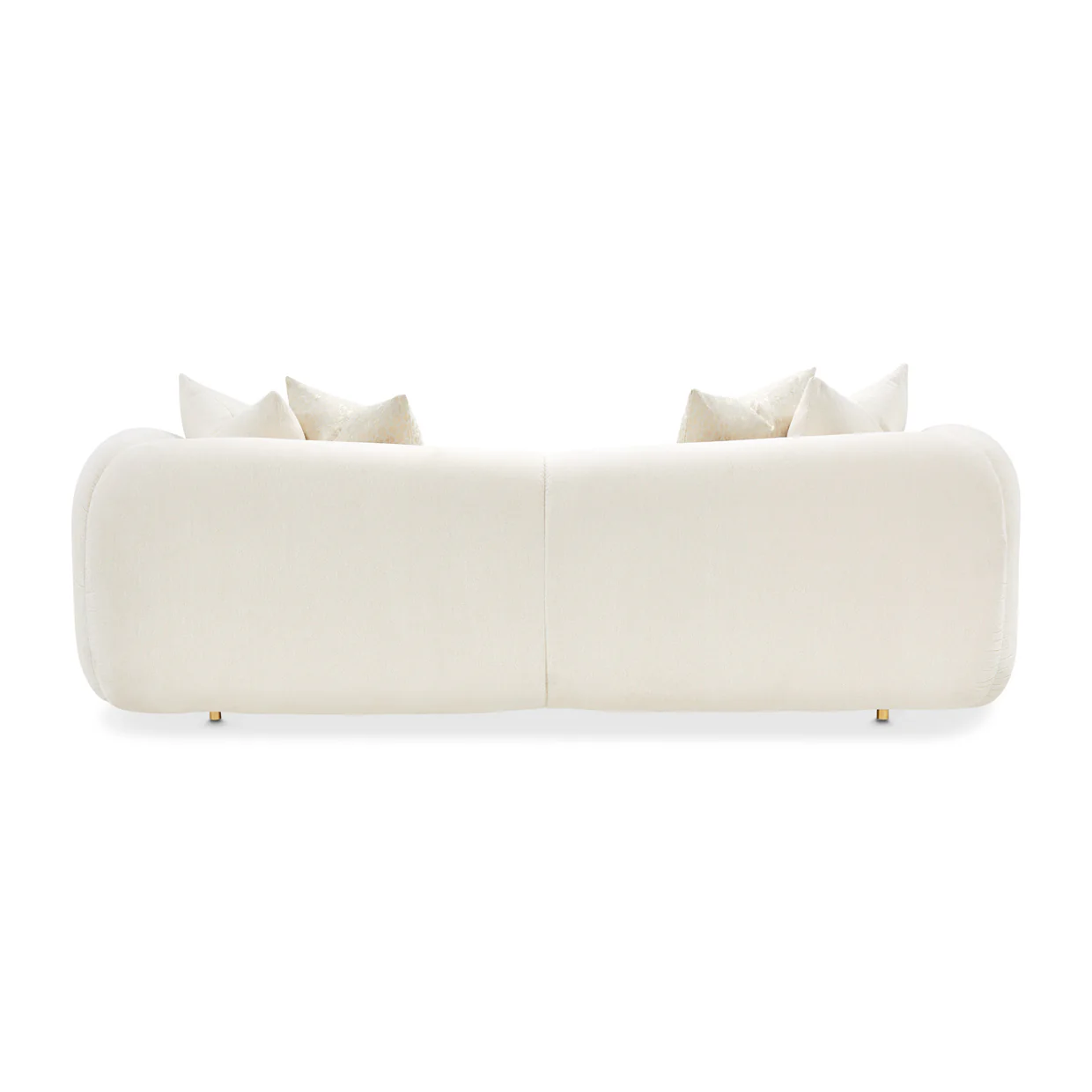 Michael Amini Sassani Sofa Crepe Gold - Image 6