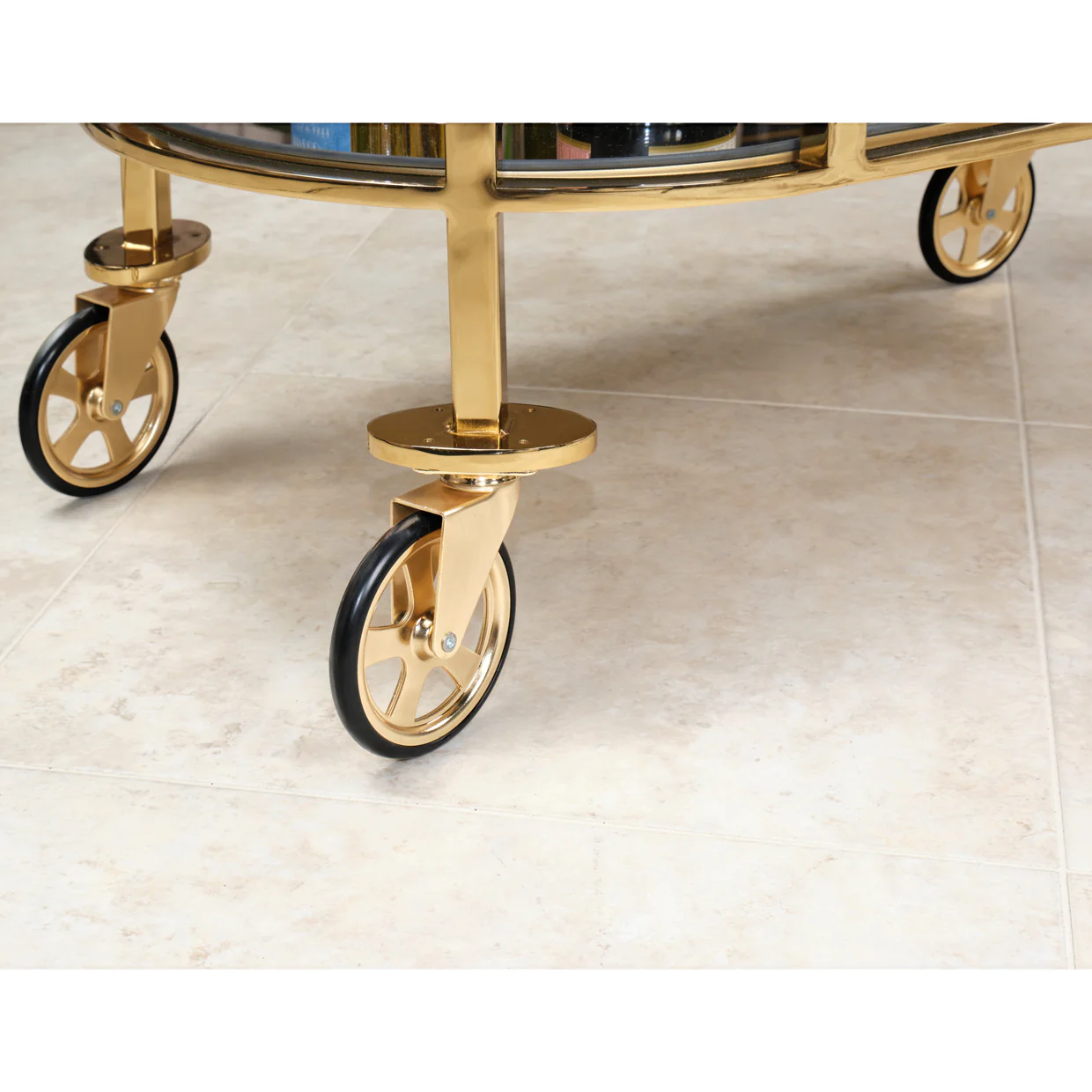Michael Amini Savannah Breeze Bar Cart - Image 3