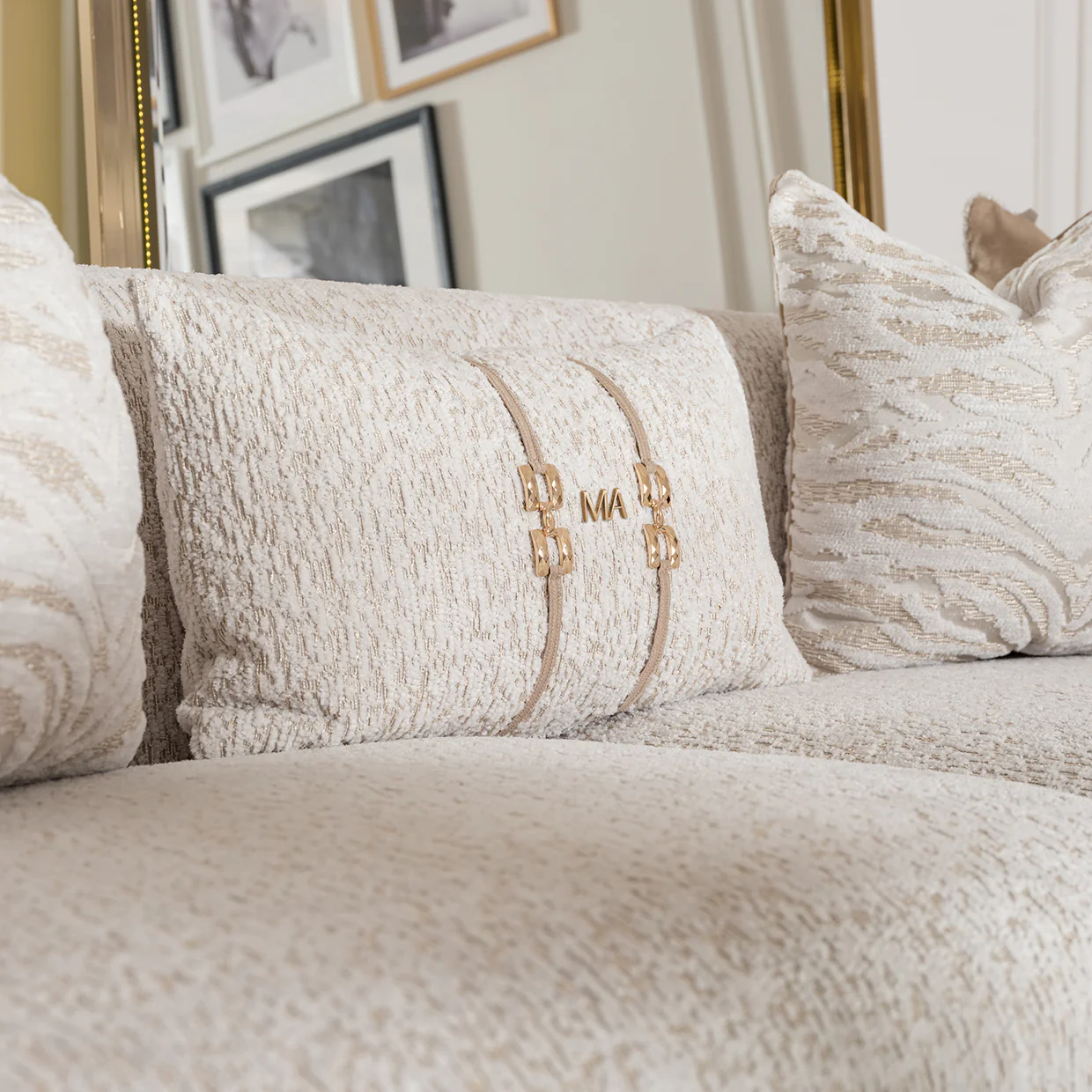 Michael Amini Savannah Breeze Sofa Cashmere - Image 6