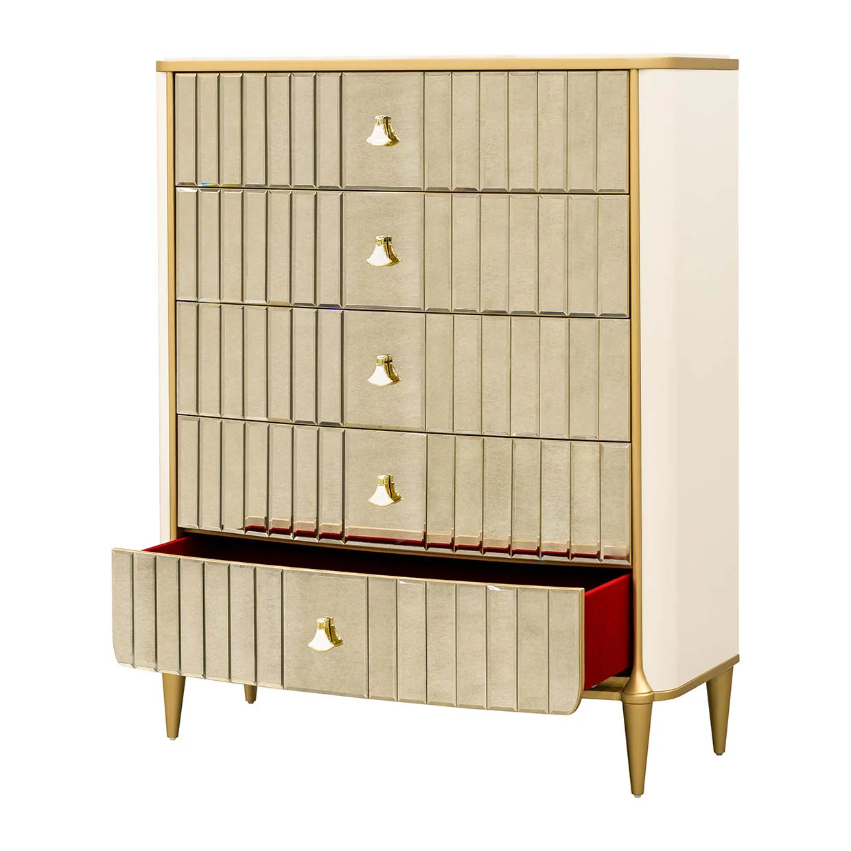 Michael Amini Scotts Square 5-Drawer Chest - Image 2