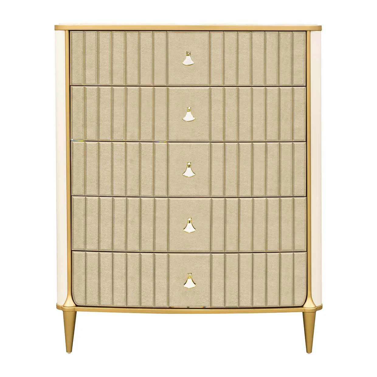 Michael Amini Scotts Square 5-Drawer Chest - Image 4