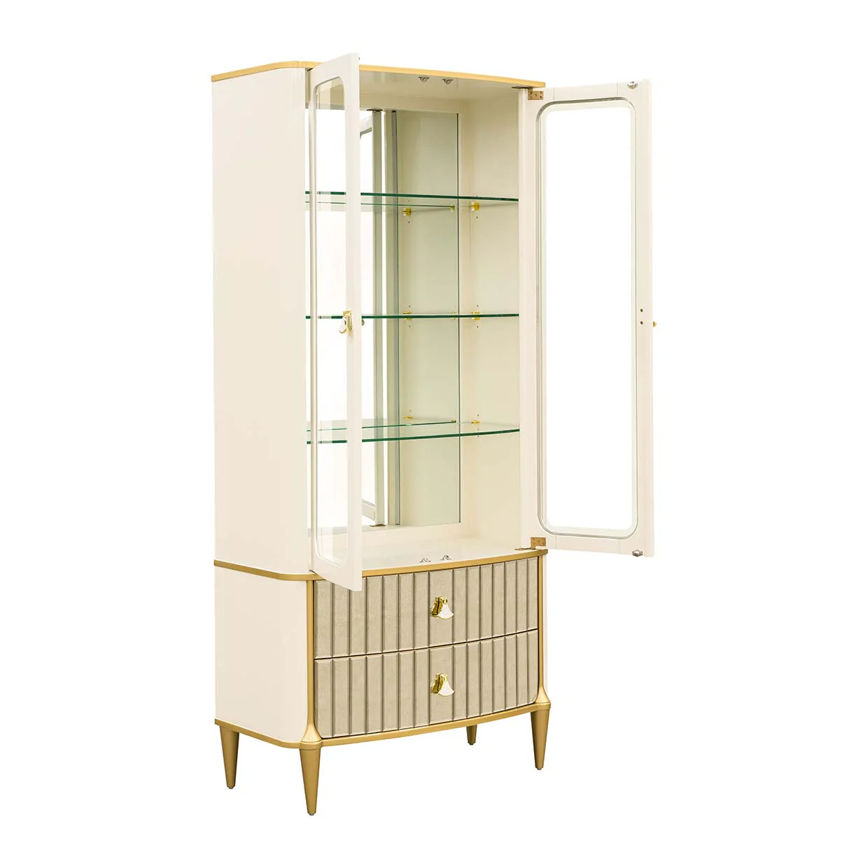 Michael Amini Scotts Square Display Cabinet - Image 4