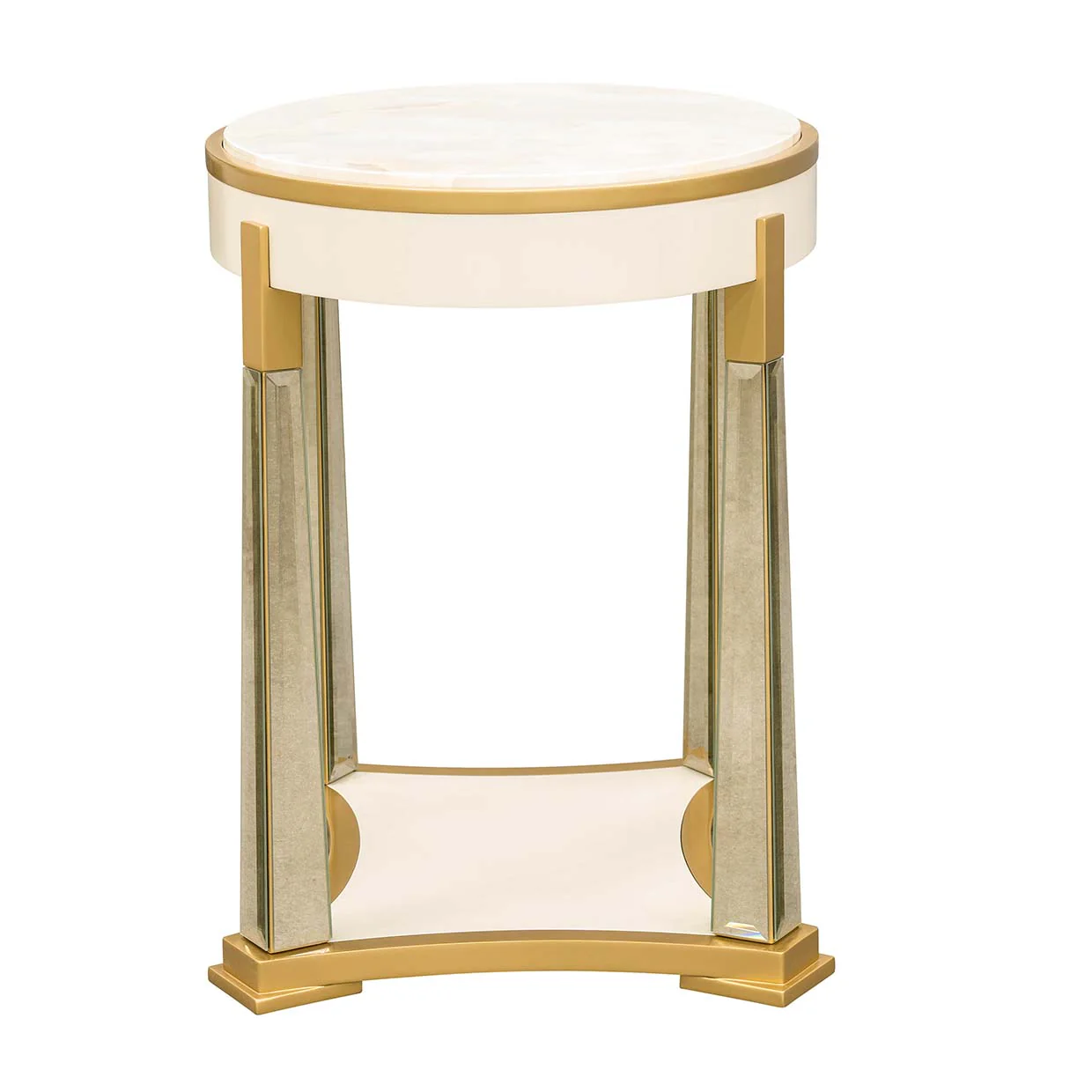 Michael Amini Scotts Square End Table - Image 3