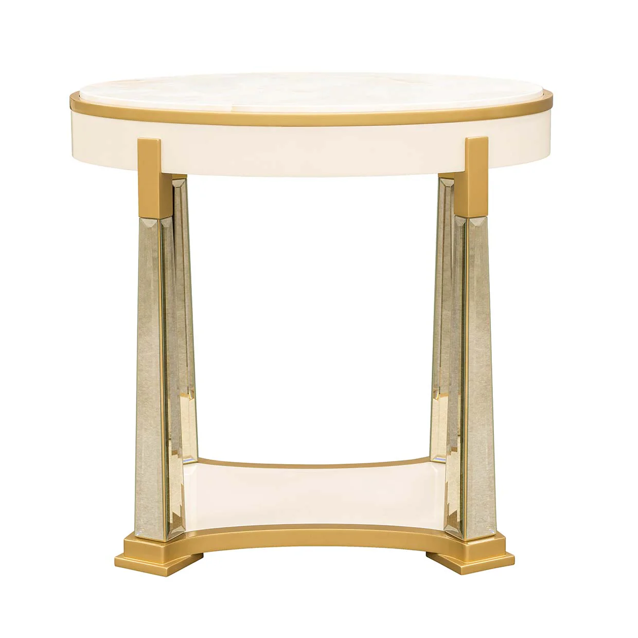 Michael Amini Scotts Square End Table - Image 4