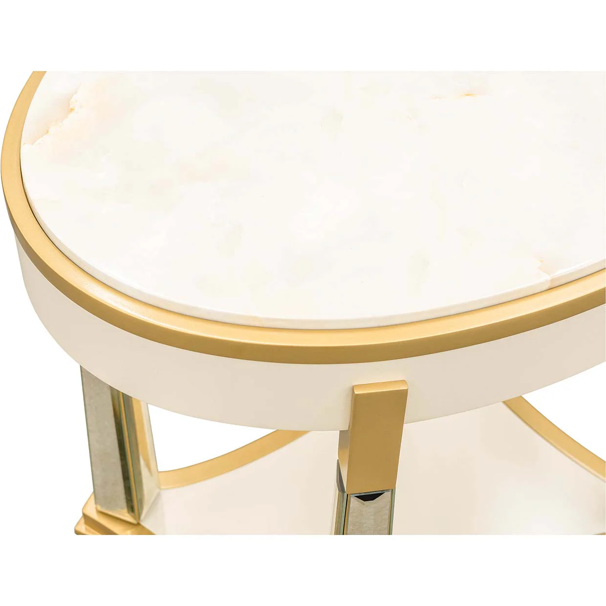 Michael Amini Scotts Square End Table - Image 6