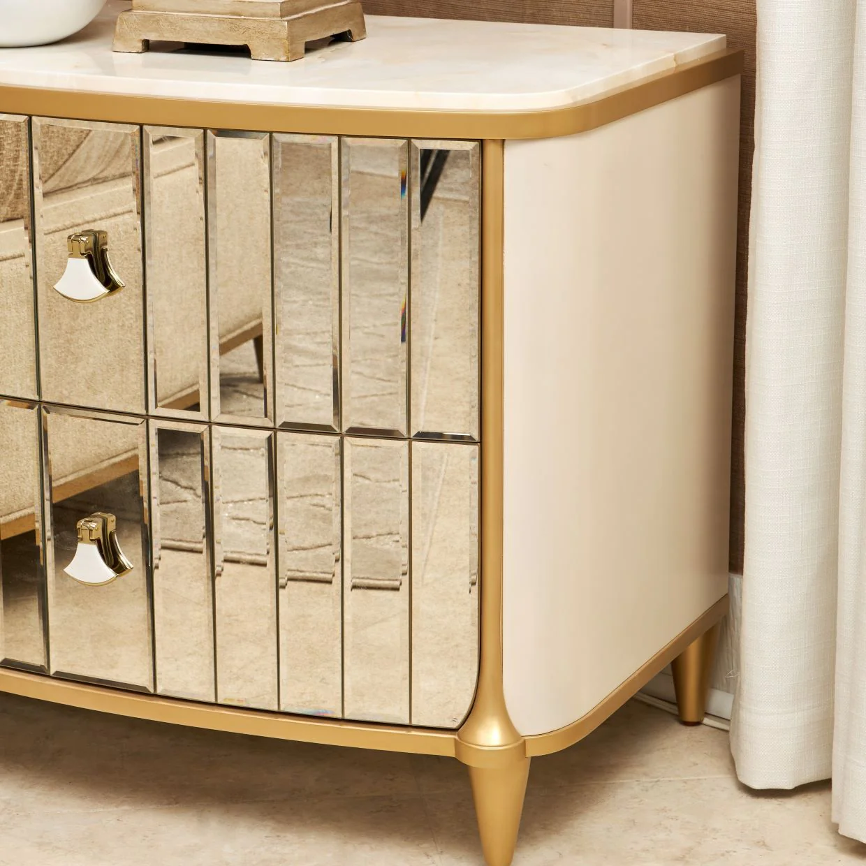 Michael Amini Scotts Square Nightstand - Image 3