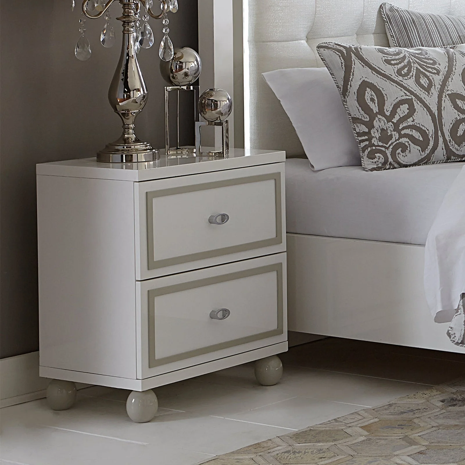 Michael Amini Sky Tower Nightstand - Image 4