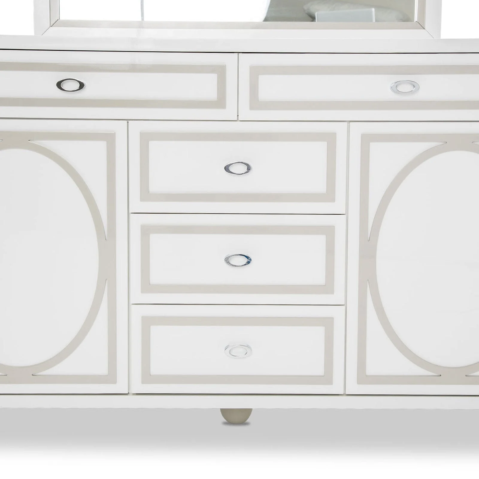 Michael Amini Sky Tower Storage Console Credenza - Image 2