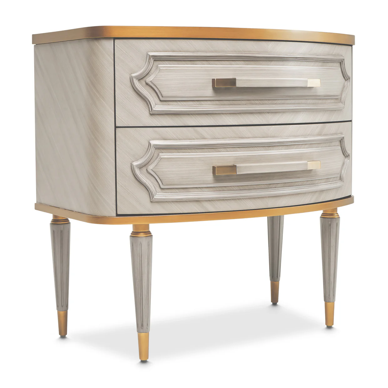 Michael Amini St. Charles 2-Drawer Nightstand - Image 2