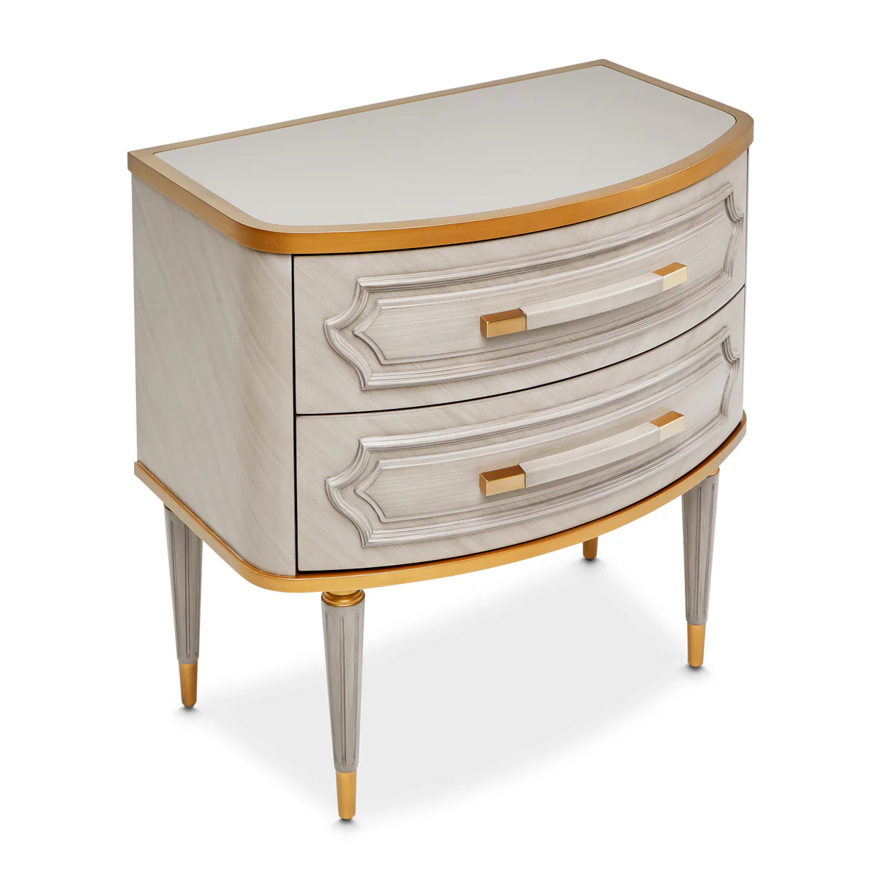 Michael Amini St. Charles 2-Drawer Nightstand - Image 5