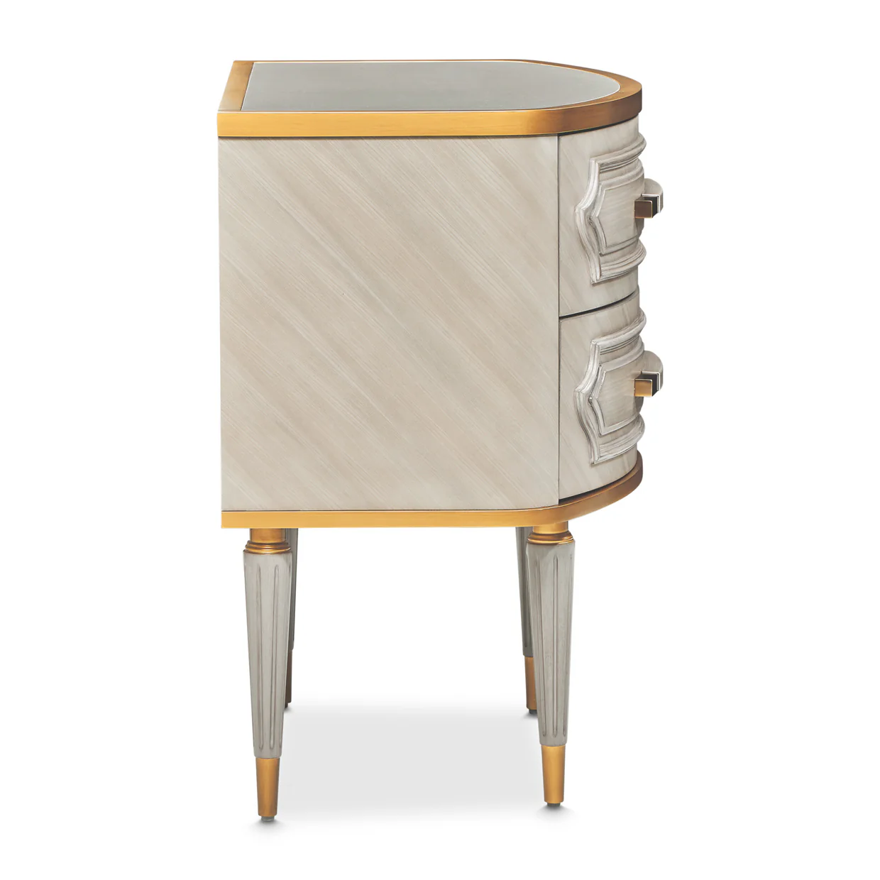 Michael Amini St. Charles 2-Drawer Nightstand - Image 6