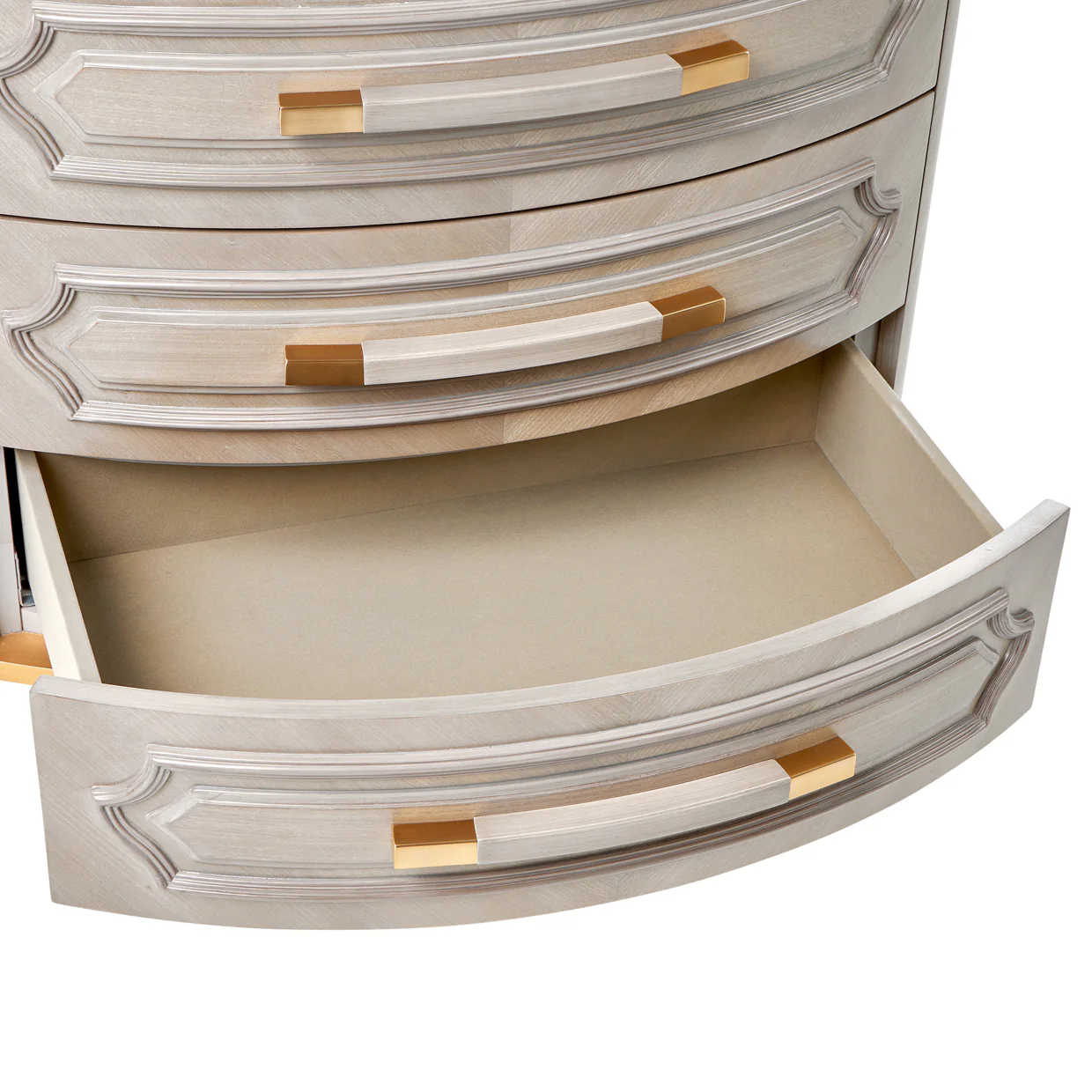 Michael Amini St. Charles 3-Drawer Nightstand - Image 9