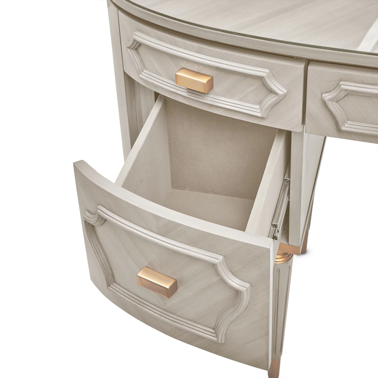 Michael Amini St. Charles Vanity Desk - Image 10