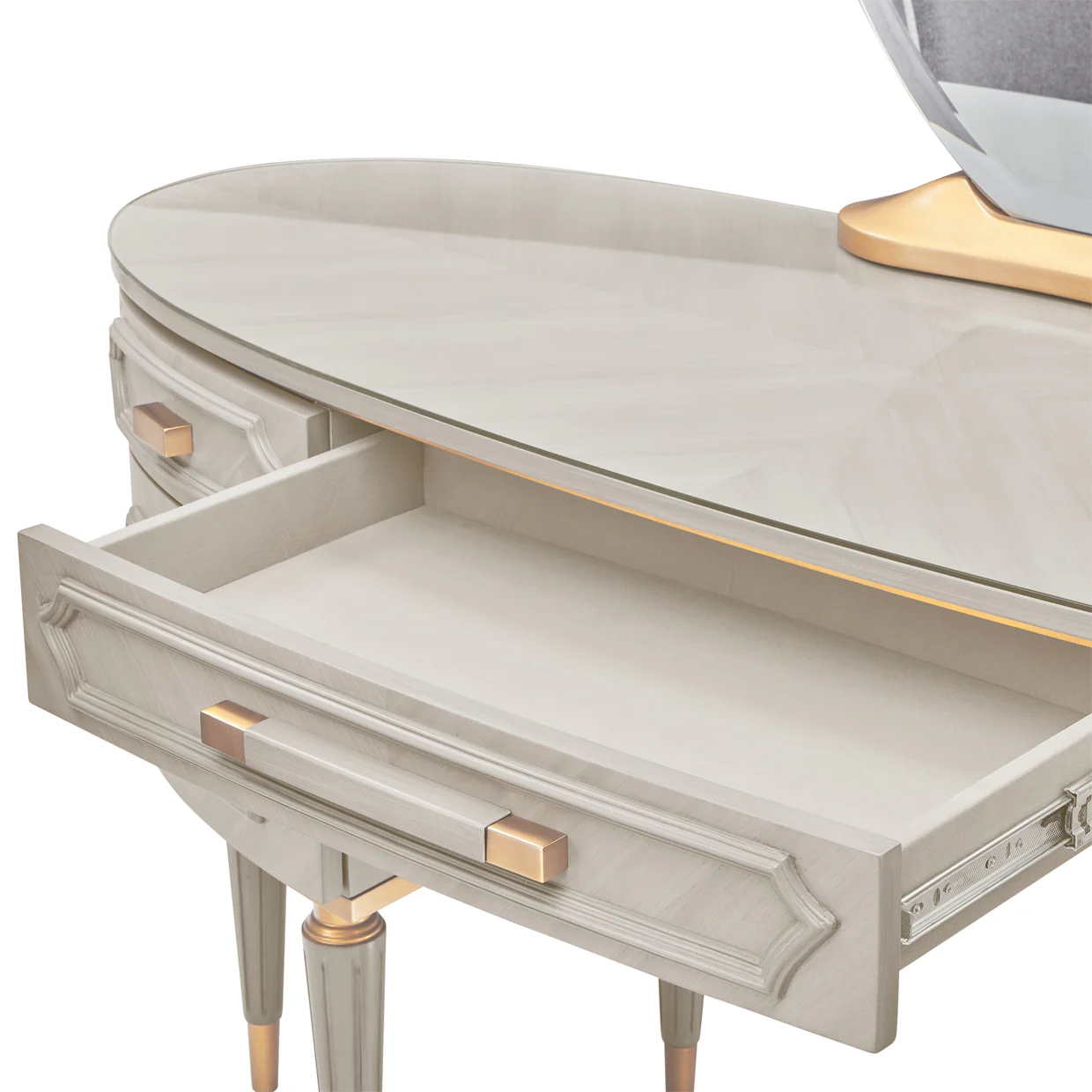 Michael Amini St. Charles Vanity Desk - Image 16