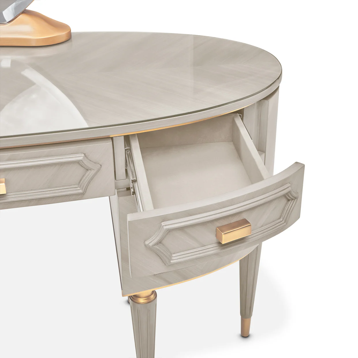 Michael Amini St. Charles Vanity Desk - Image 9