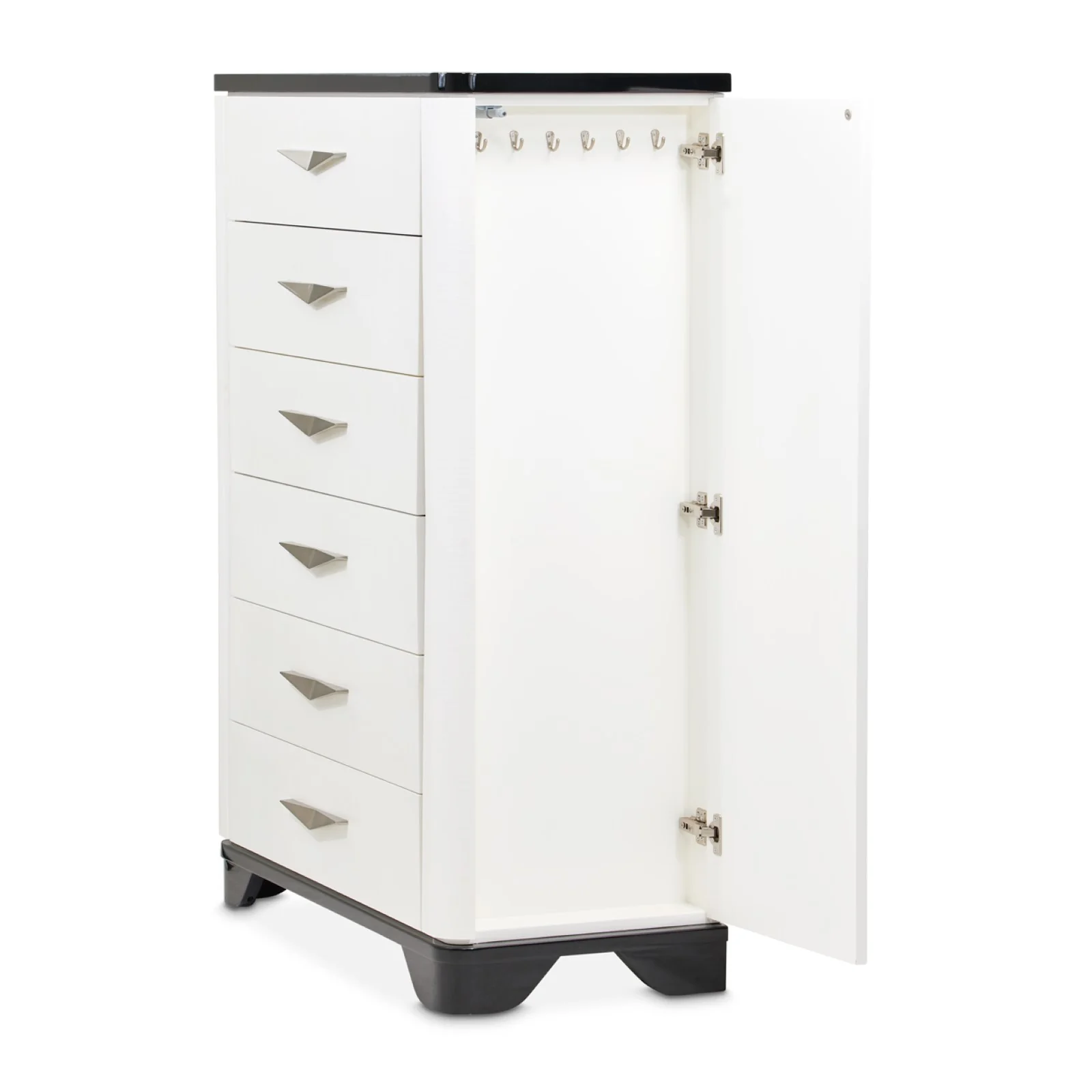 Michael Amini Tuxedo 6-Drawer Chest - Piano Keyboard - Image 6