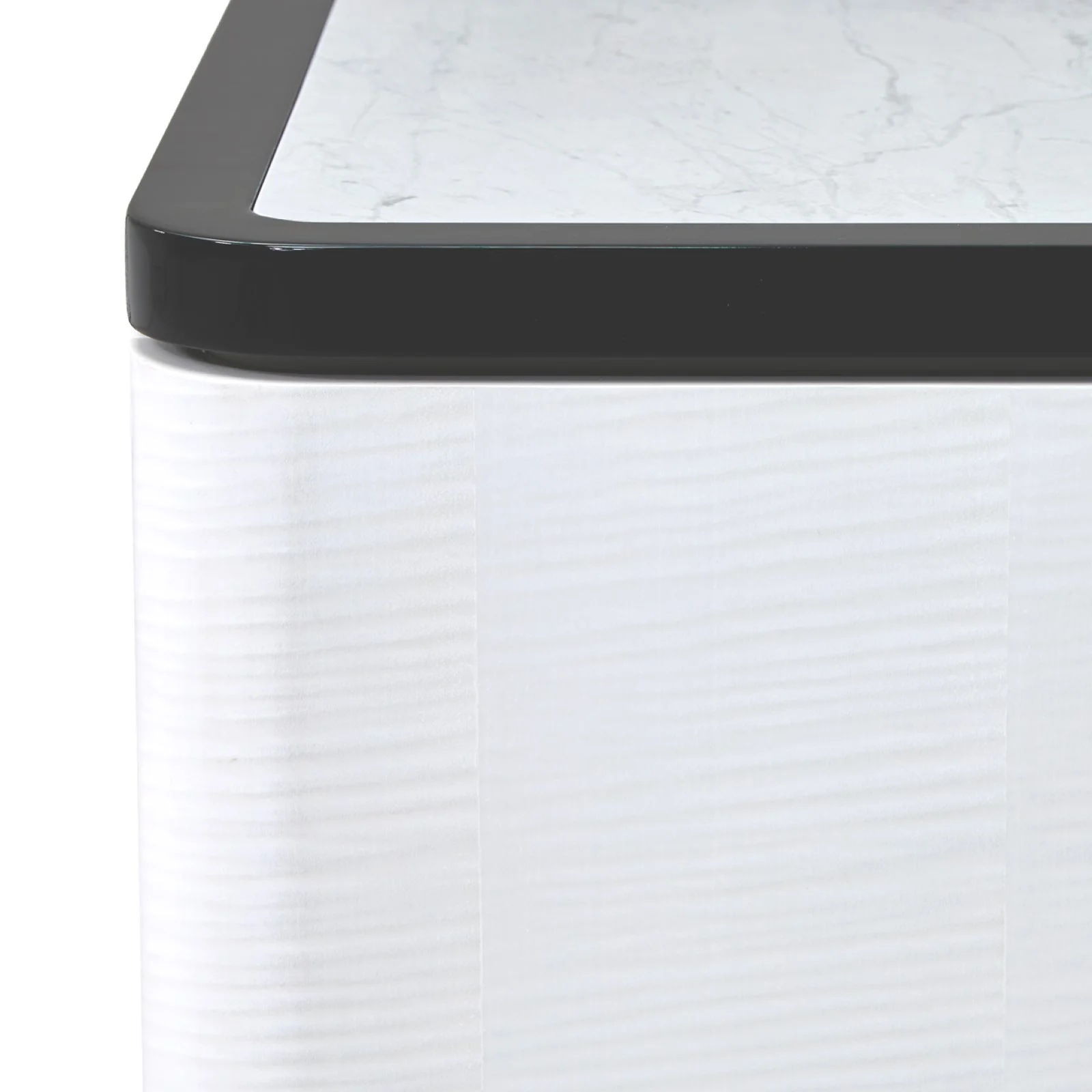 Michael Amini Tuxedo Nightstand, Large - Piano Keyboard - Image 12