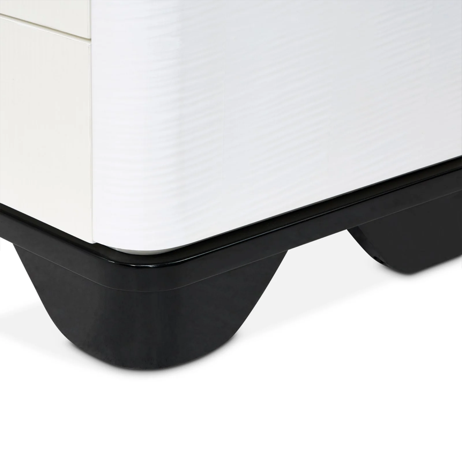 Michael Amini Tuxedo Nightstand, Large - Piano Keyboard - Image 9