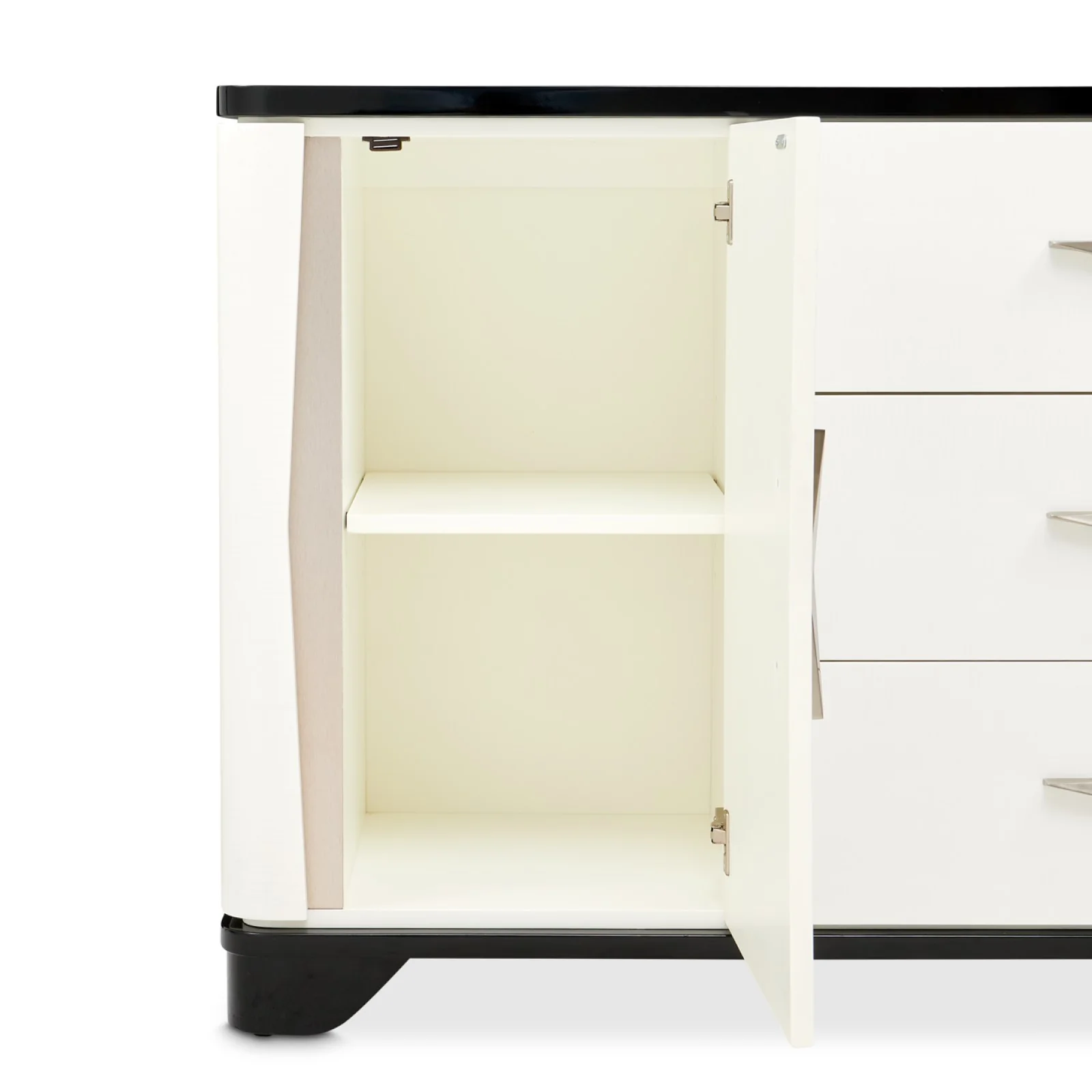 Michael Amini Tuxedo Sideboard - Piano Keyboard - Image 13