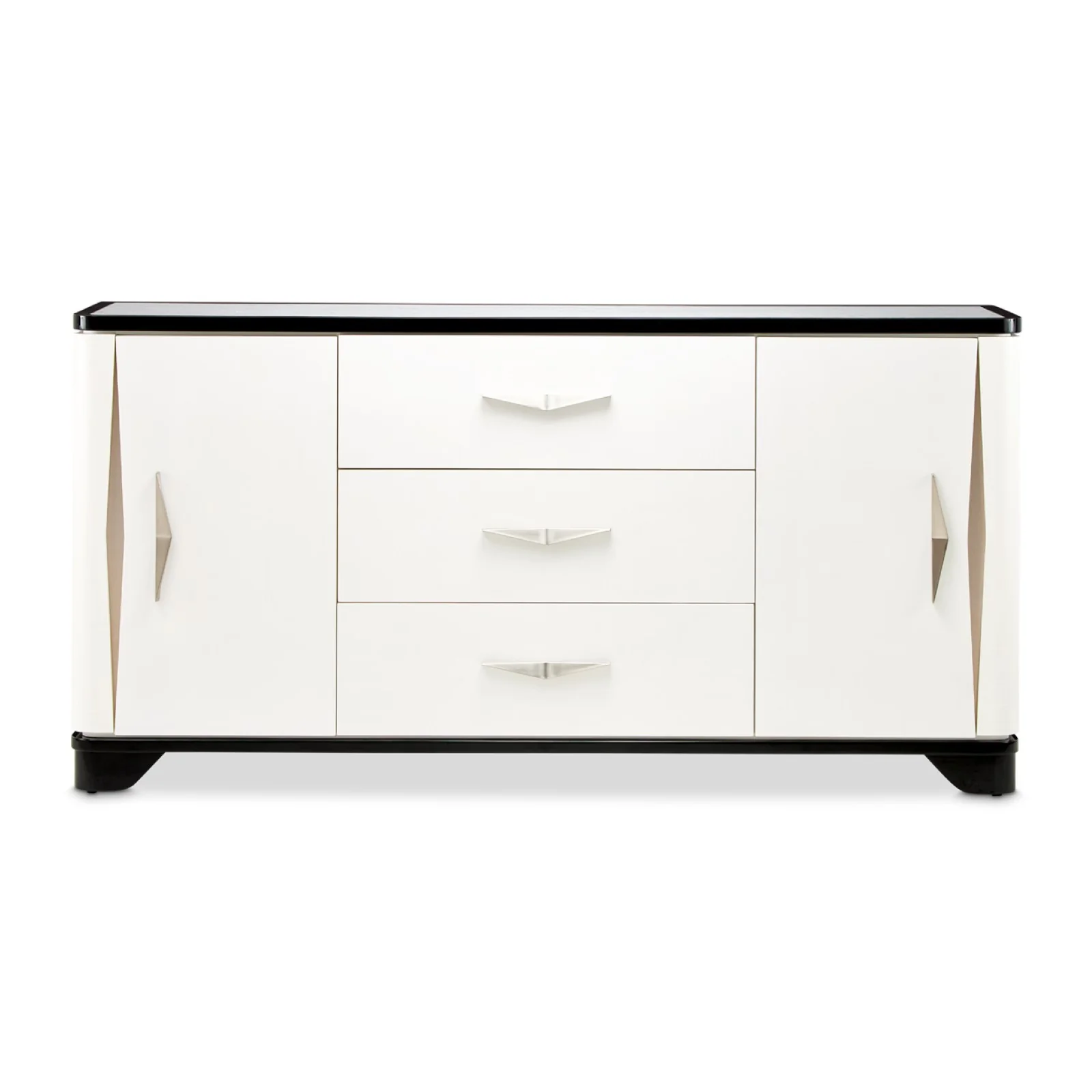 Michael Amini Tuxedo Sideboard - Piano Keyboard - Image 2