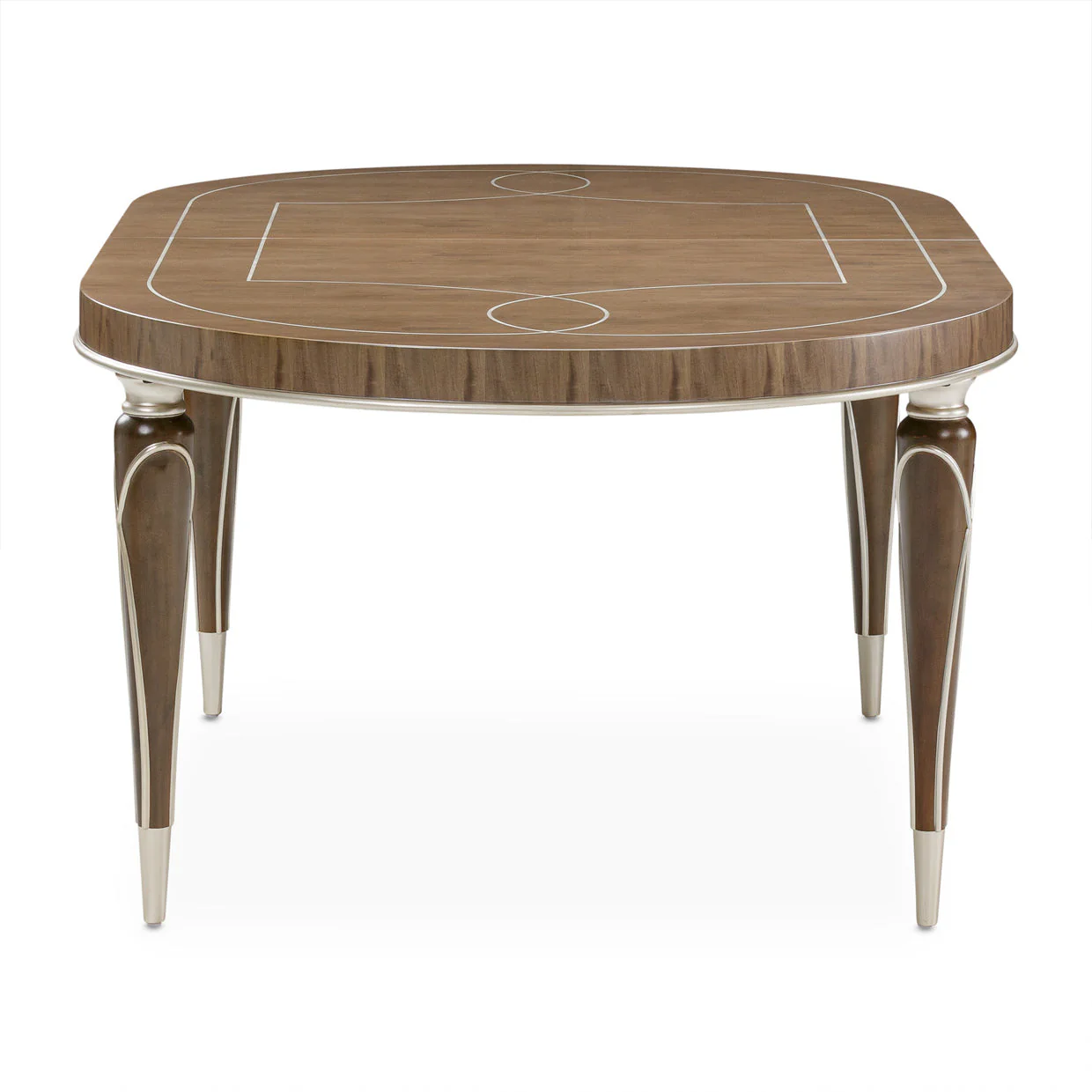 Michael Amini Villa Cherie Hazelnut Oval Dining Table - Image 11