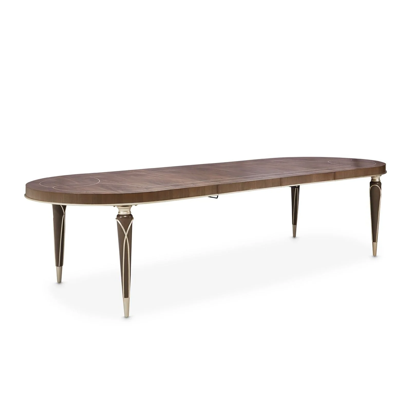 Michael Amini Villa Cherie Hazelnut Oval Dining Table - Image 12