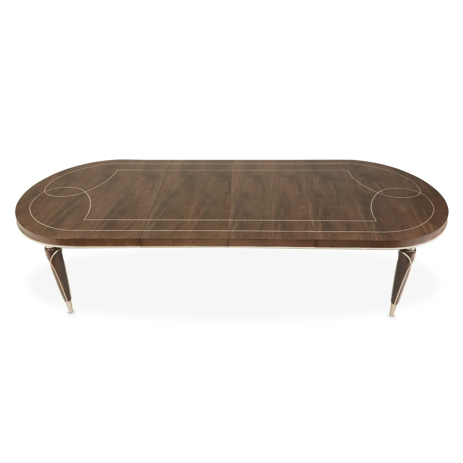 Michael Amini Villa Cherie Hazelnut Oval Dining Table - Image 14
