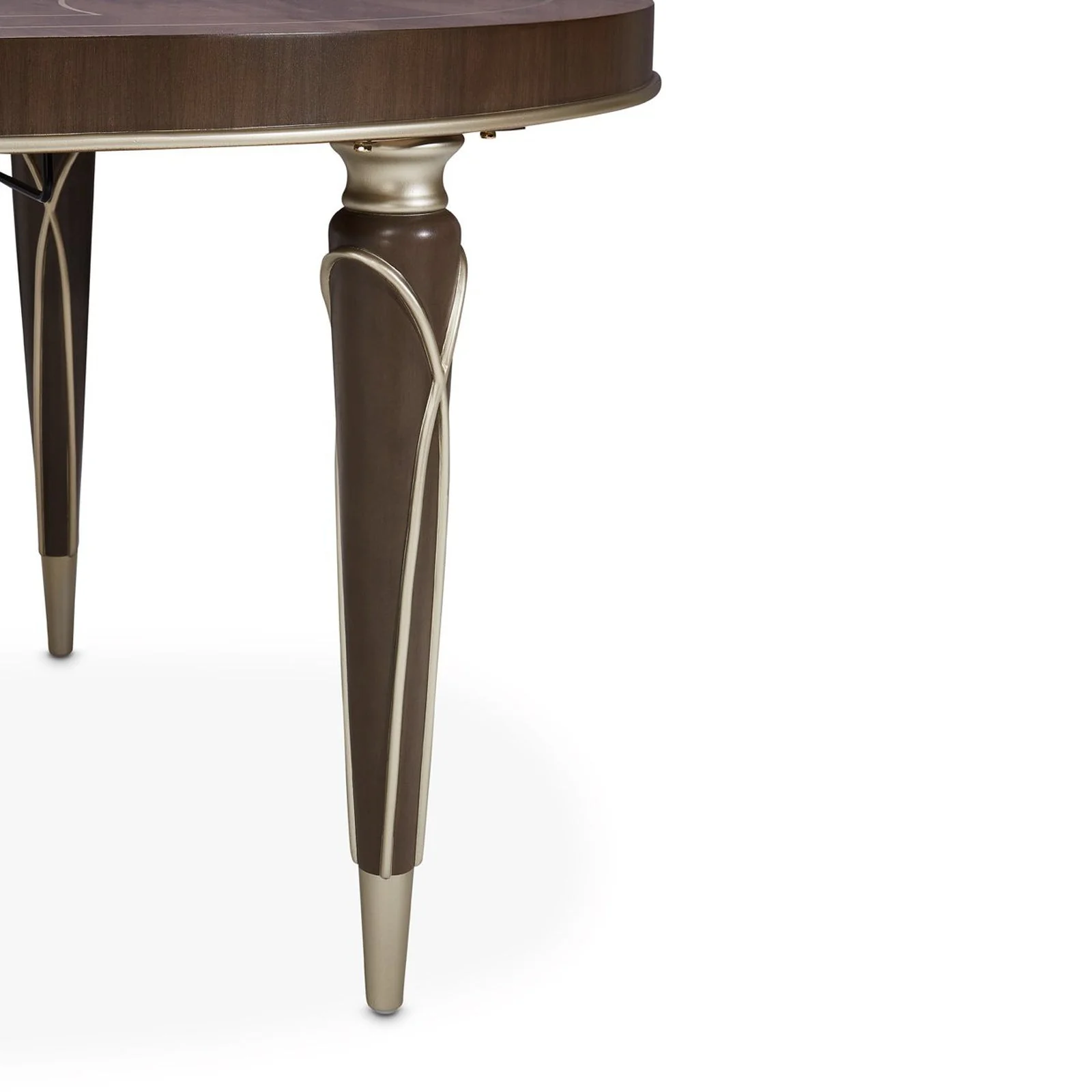 Michael Amini Villa Cherie Hazelnut Oval Dining Table - Image 15