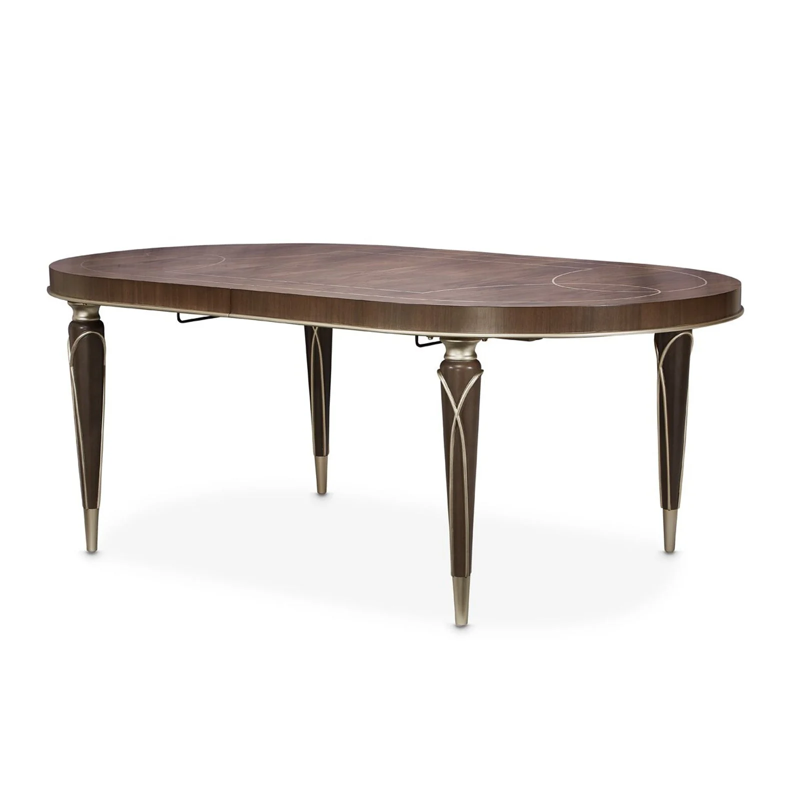 Michael Amini Villa Cherie Hazelnut Oval Dining Table - Image 5