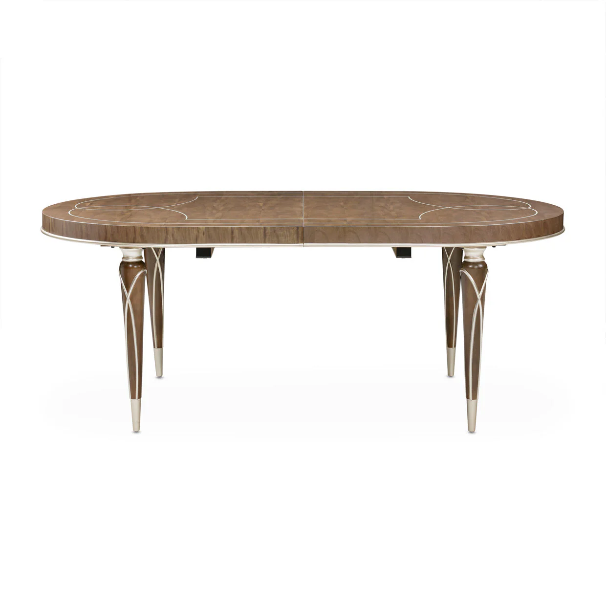 Michael Amini Villa Cherie Hazelnut Oval Dining Table - Image 8