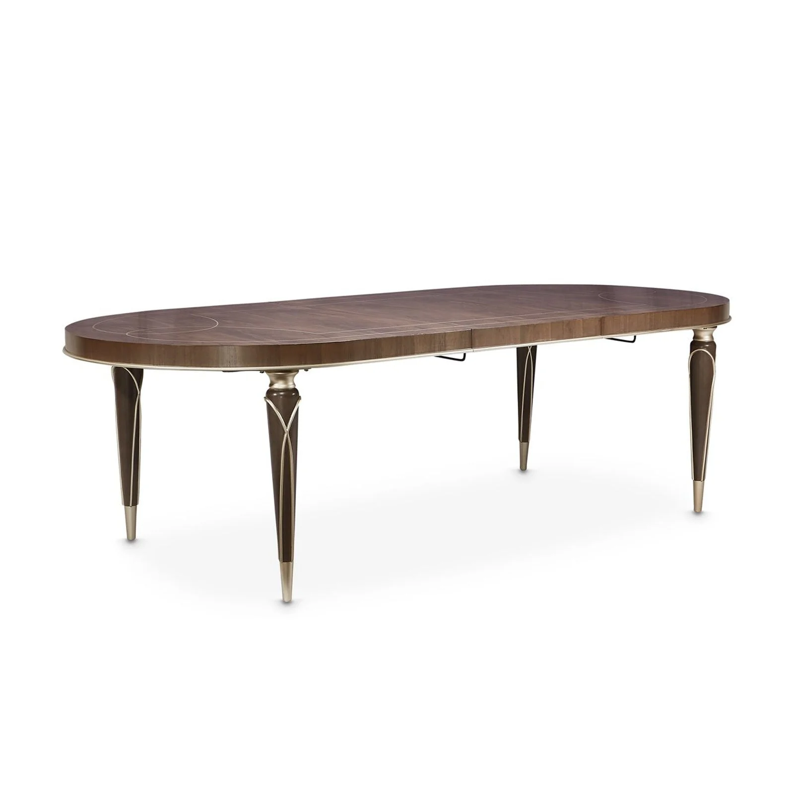 Michael Amini Villa Cherie Hazelnut Oval Dining Table - Image 9