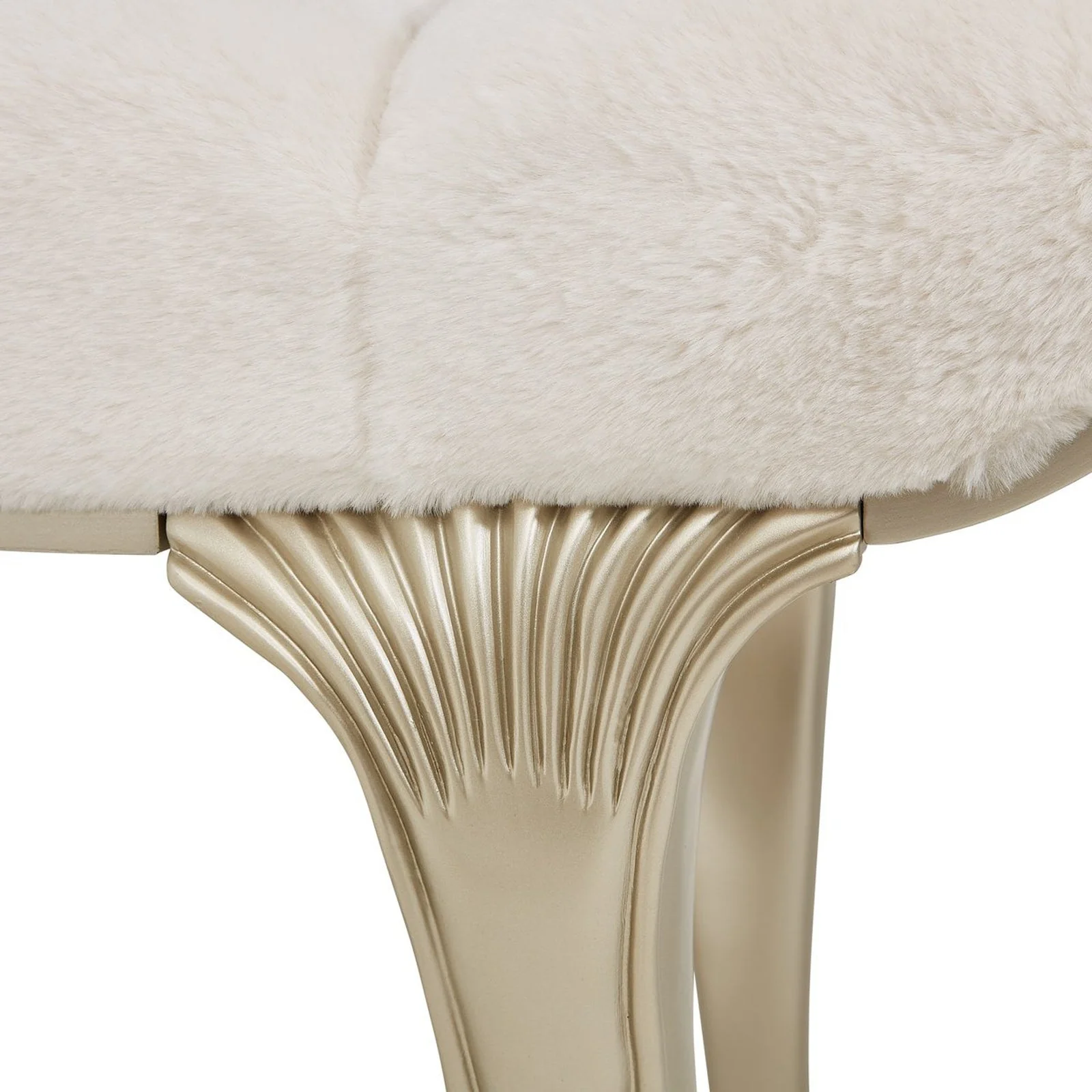 Michael Amini Villa Cherie Hazelnut Bed Bench - Image 10