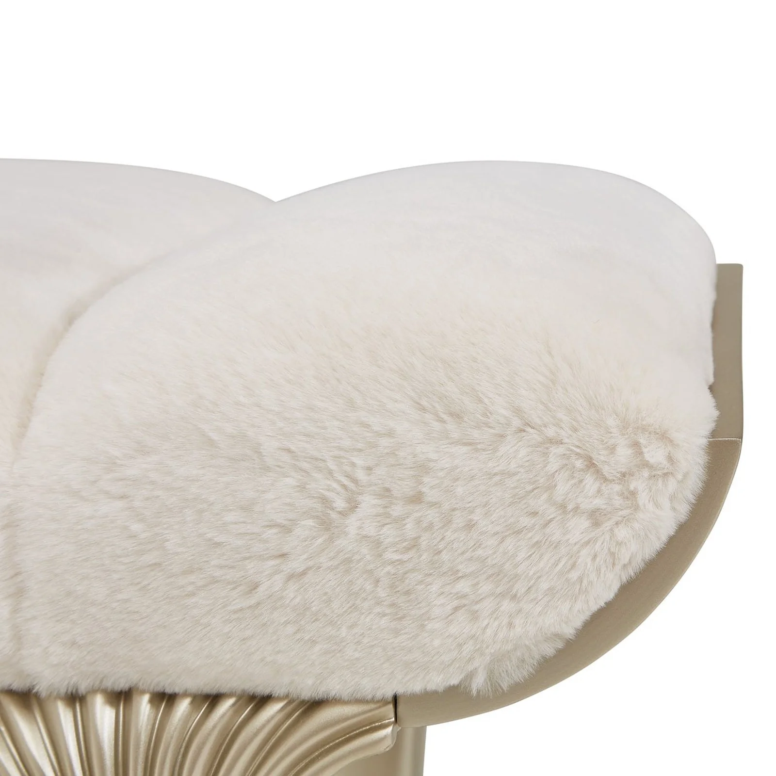 Michael Amini Villa Cherie Hazelnut Bed Bench - Image 11