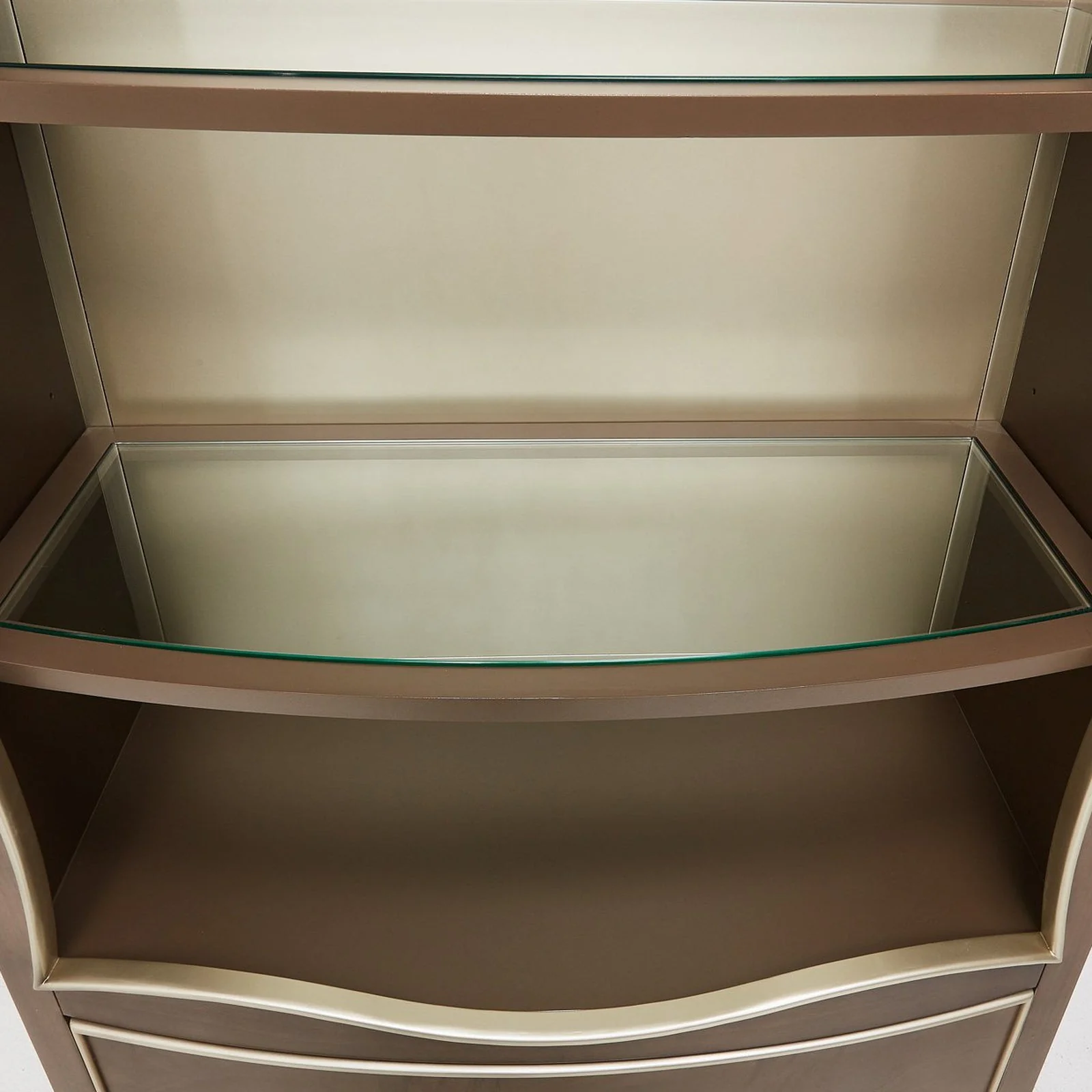 Michael Amini Villa Cherie Hazelnut Bookcase - Image 10