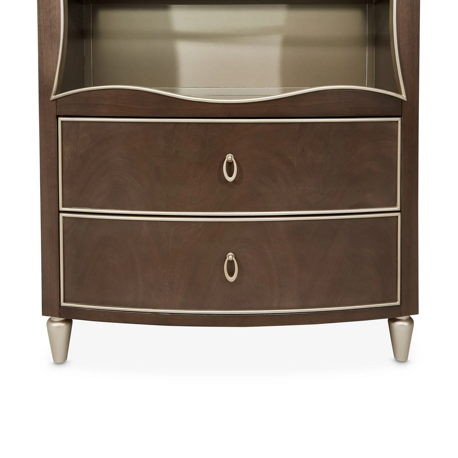 Michael Amini Villa Cherie Hazelnut Bookcase - Image 11