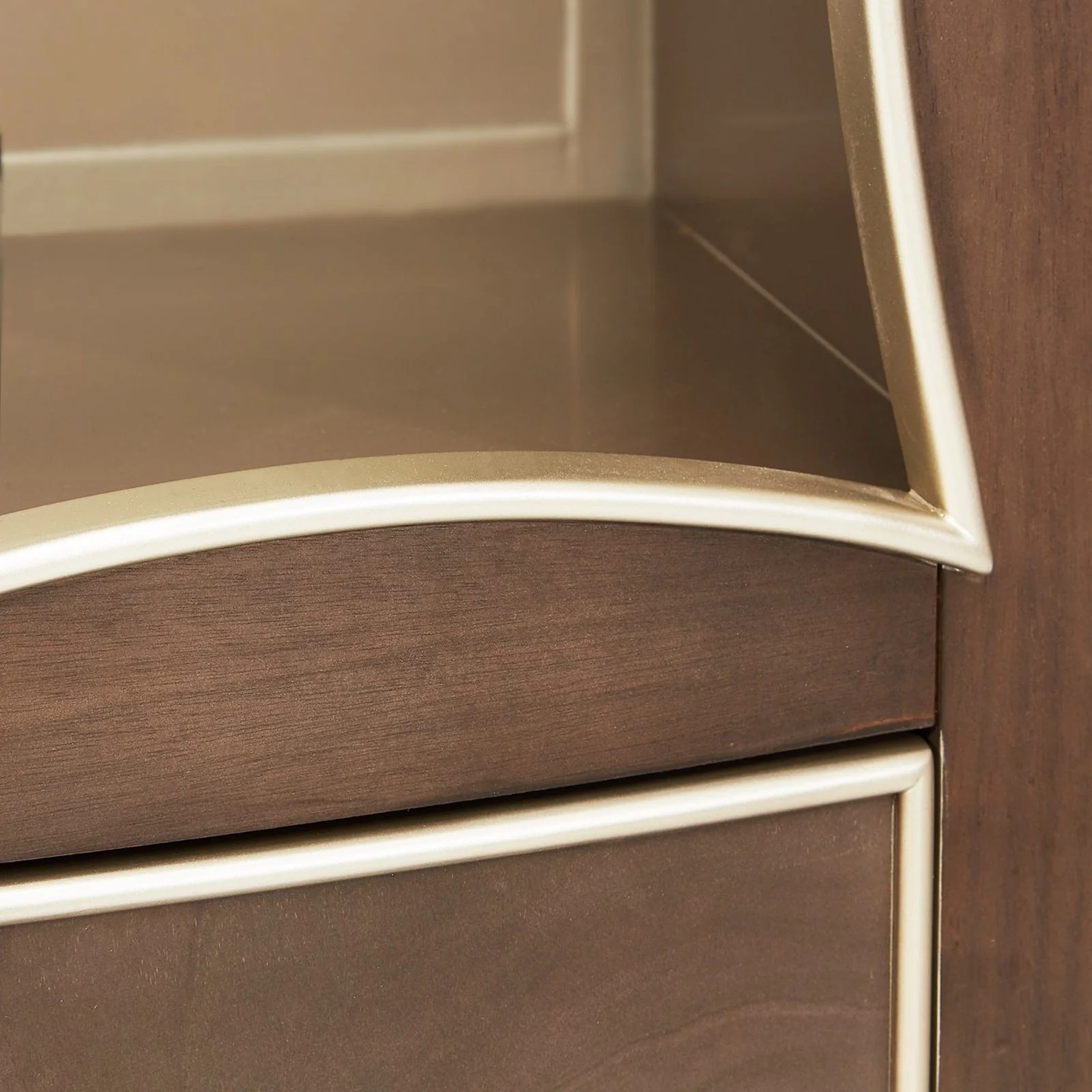 Michael Amini Villa Cherie Hazelnut Bookcase - Image 15