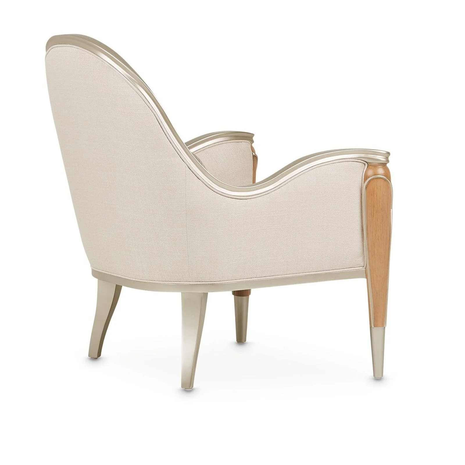 Michael Amini Villa Cherie Caramel Accent Chair - Image 5
