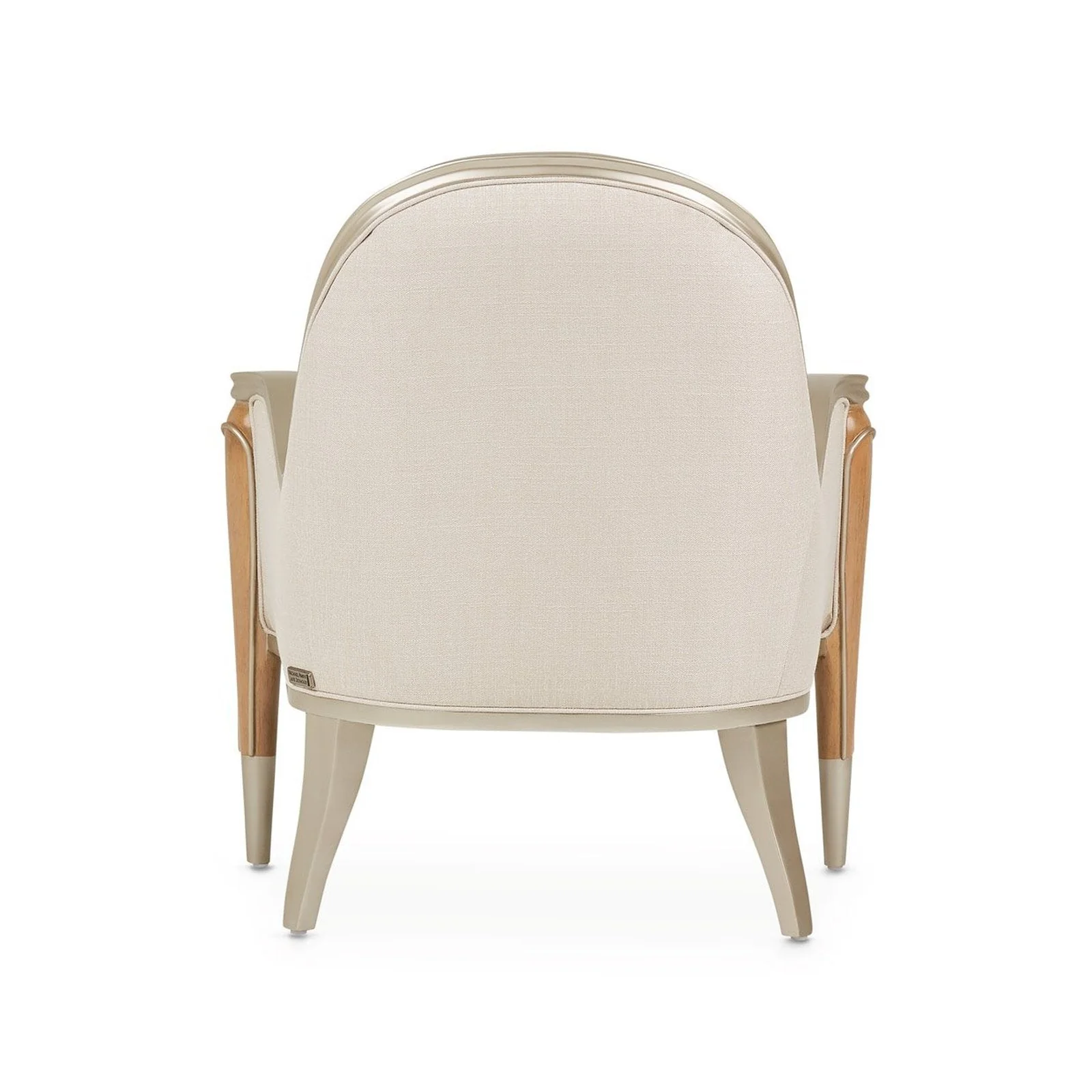 Michael Amini Villa Cherie Caramel Accent Chair - Image 6