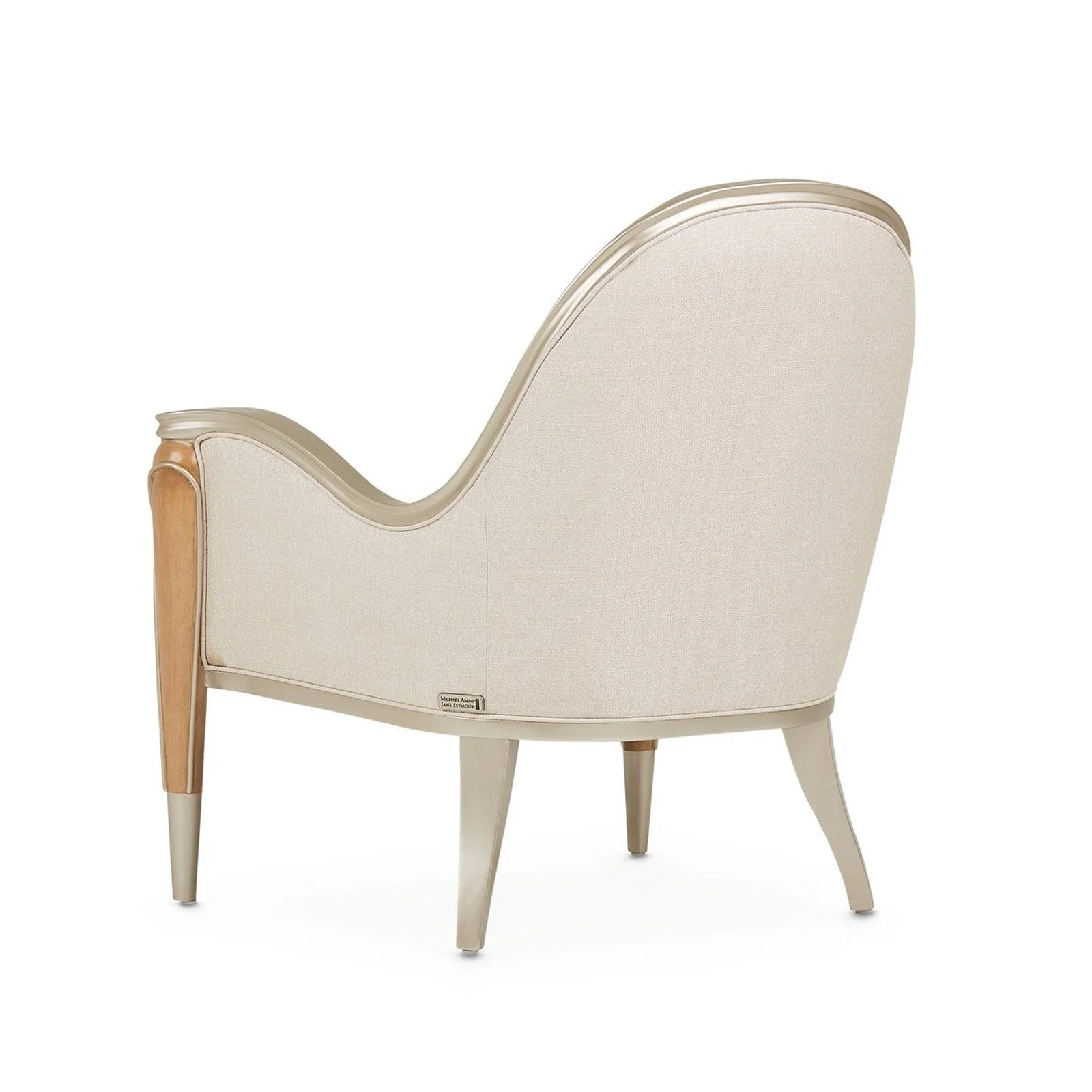 Michael Amini Villa Cherie Caramel Accent Chair - Image 7