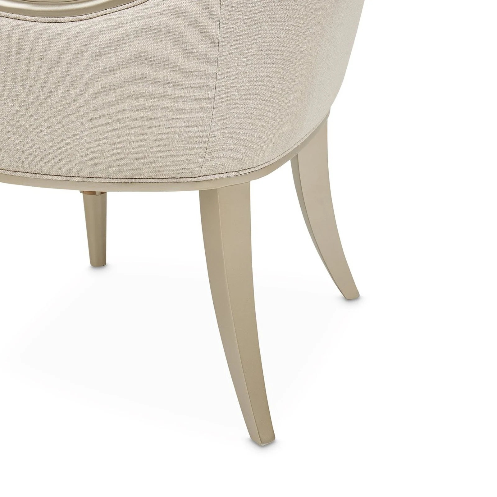 Michael Amini Villa Cherie Caramel Arm Chair - Image 12
