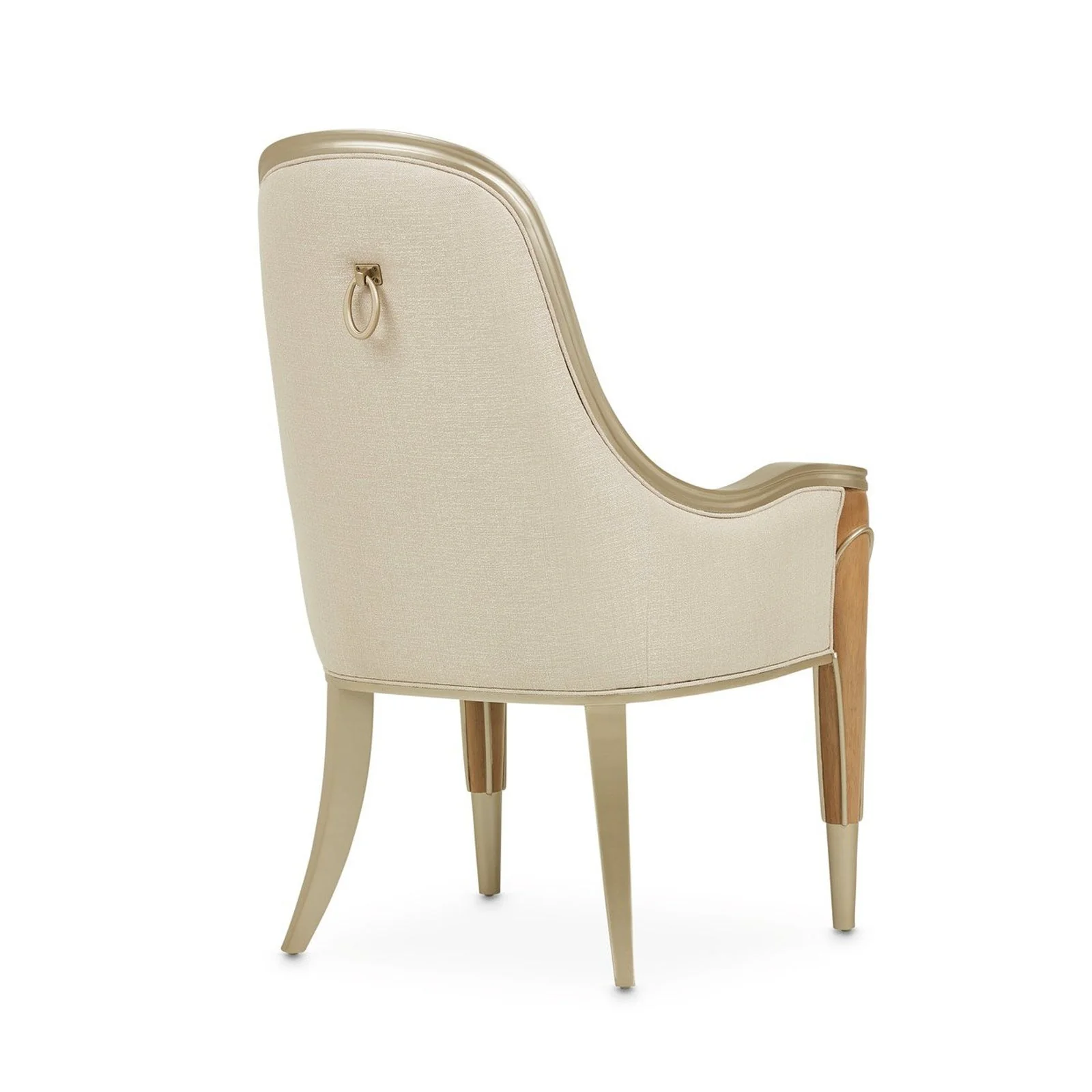 Michael Amini Villa Cherie Caramel Arm Chair - Image 5